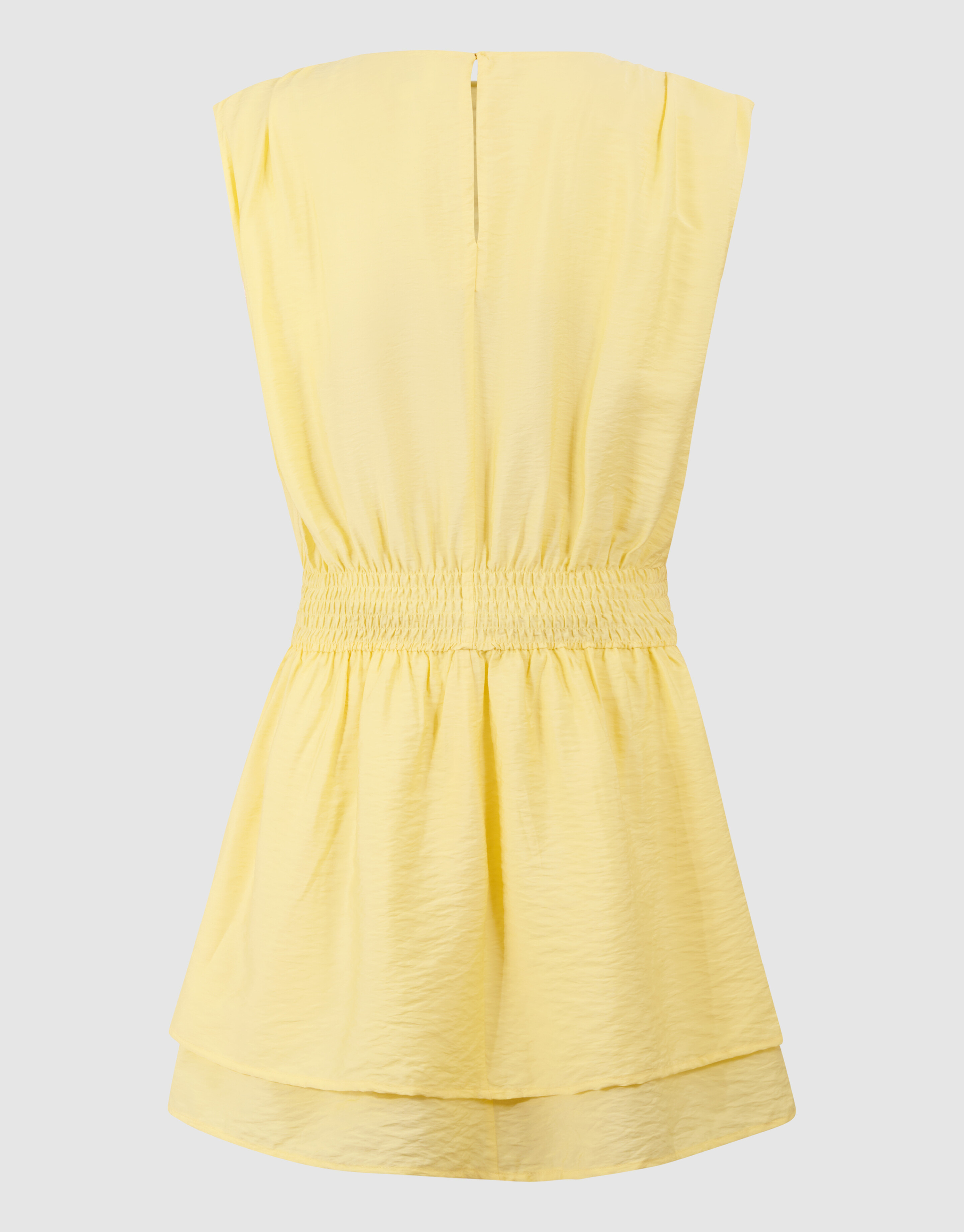 Smock Mini Kleid Hellgelb SHOEBY GIRLS