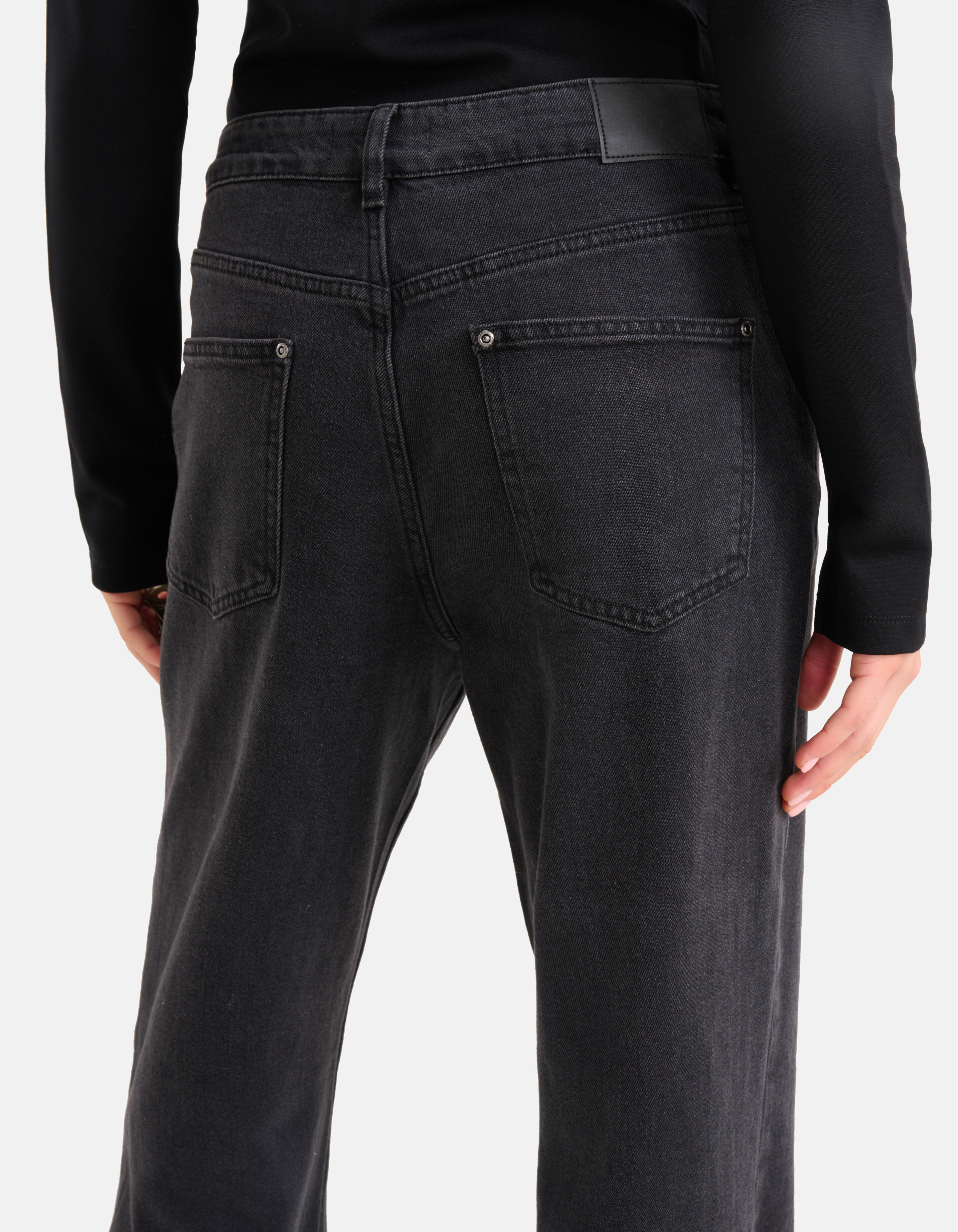 Strass Fransen Jeans Schwarz SHOEBY WOMEN