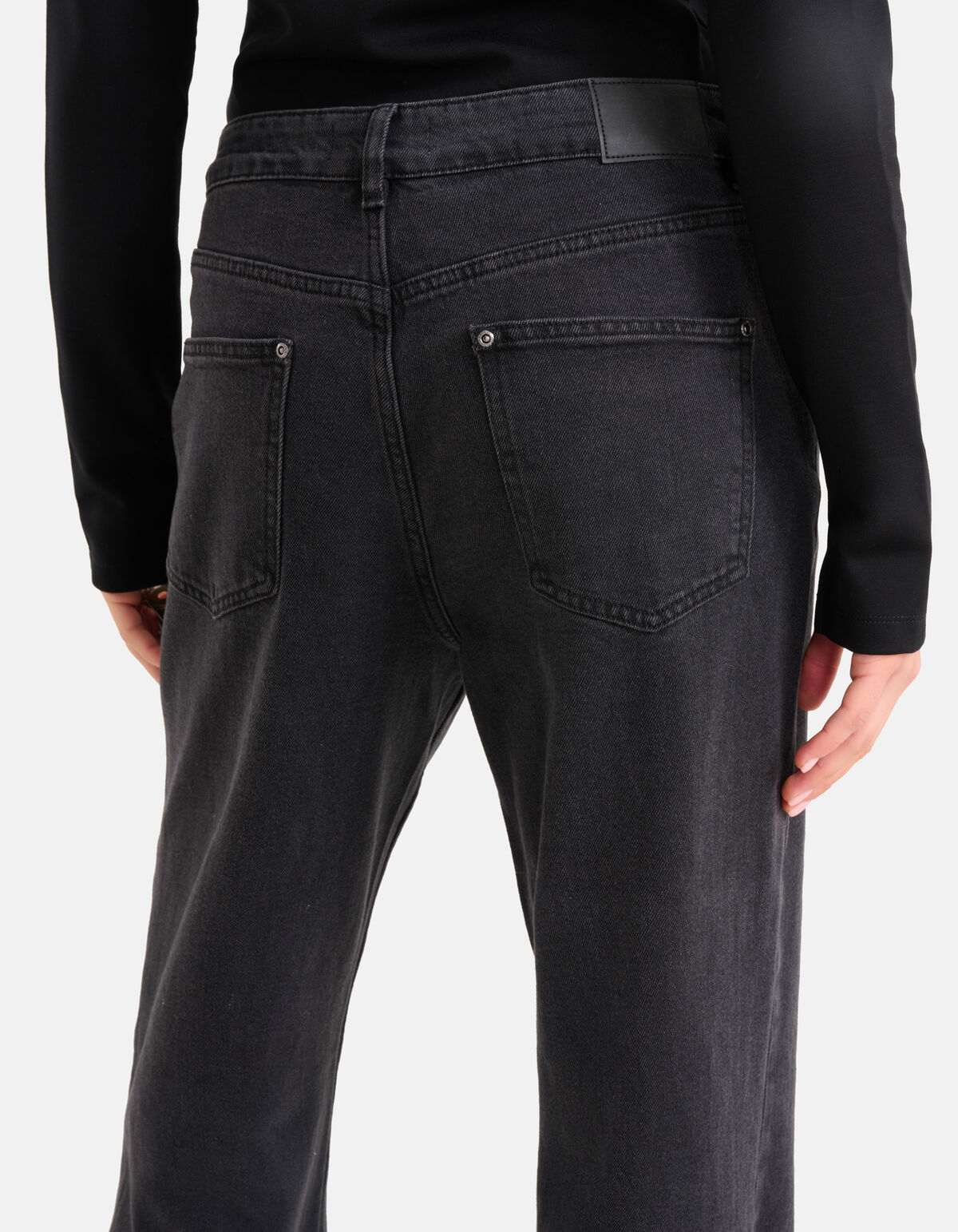 Strass Fransen Jeans Schwarz SHOEBY WOMEN