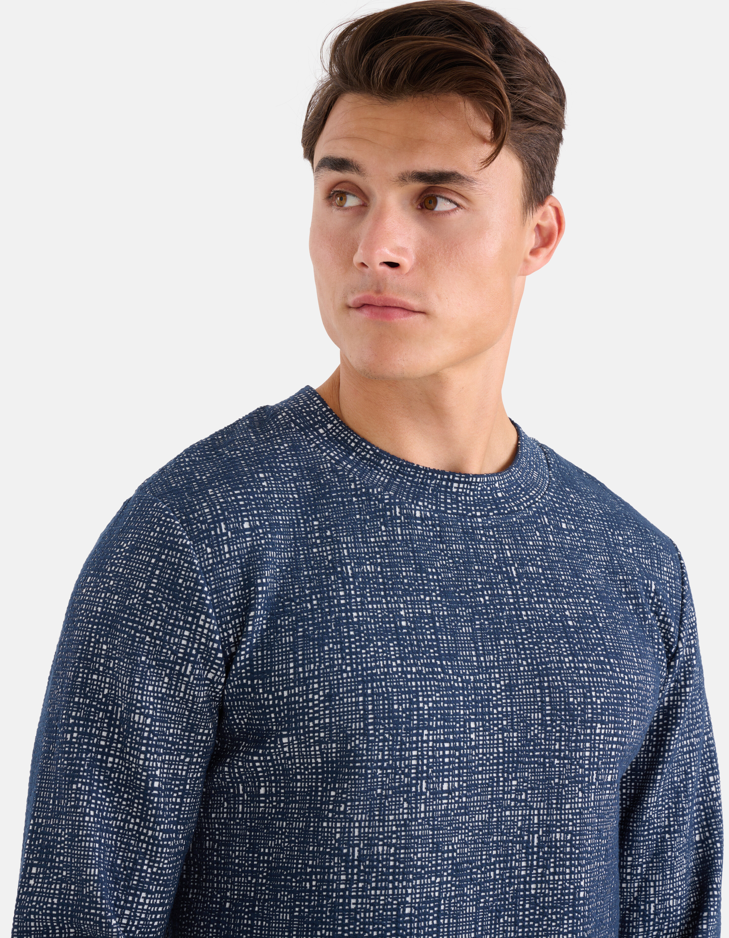 Grafik-T-Shirt Dunkelblau SHOEBY MEN