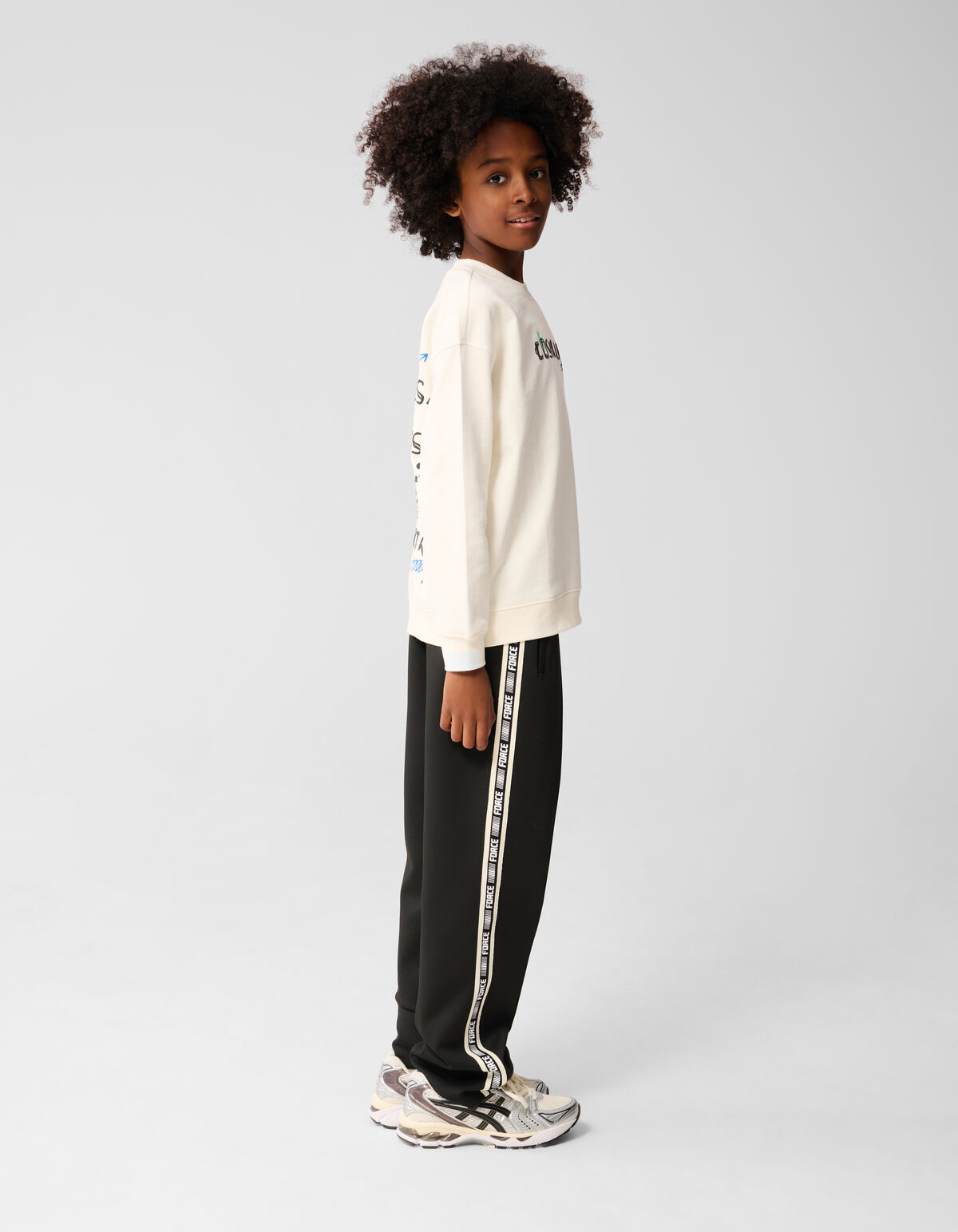 Sportliche Tape-Hose Schwarz SHOEBY BOYS