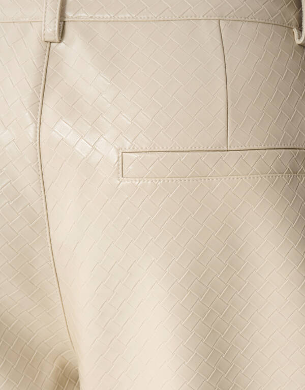 Braided Barrel Fit Hose Gebrochenes Wei&szlig; SHOEBY WOMEN