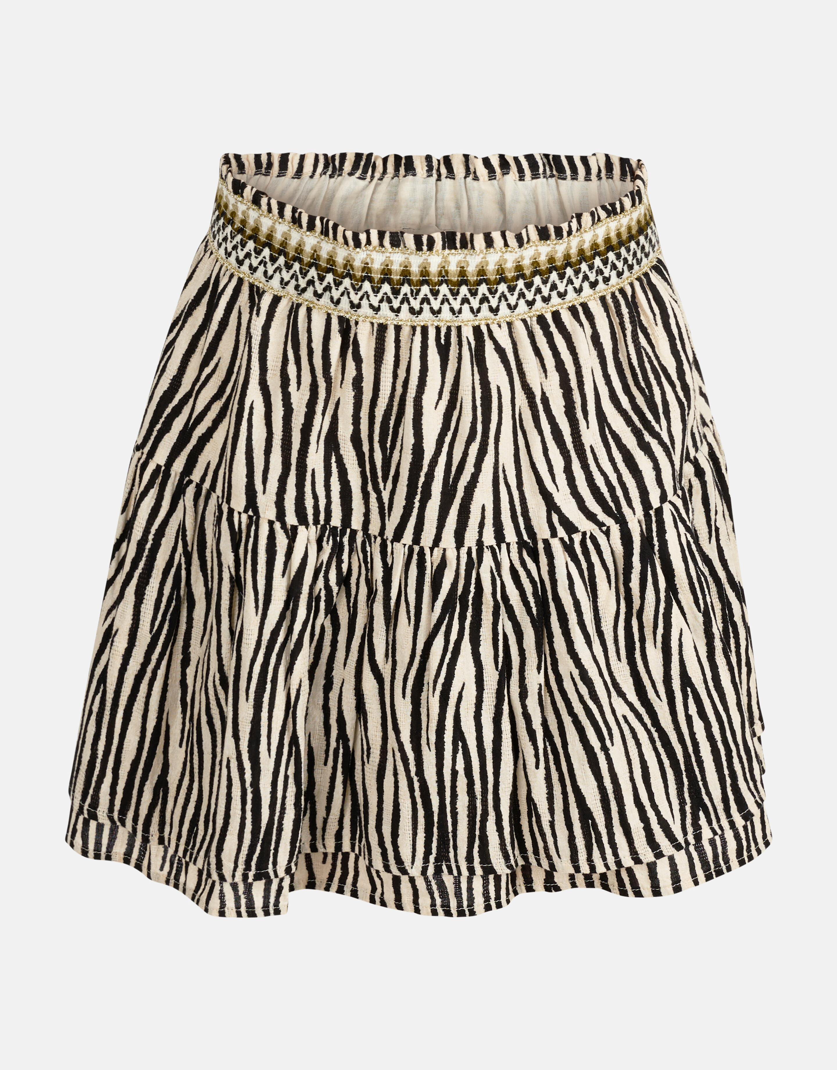 Zebra-Print-Rock Schwarz/ Off-white SHOEBY GIRLS