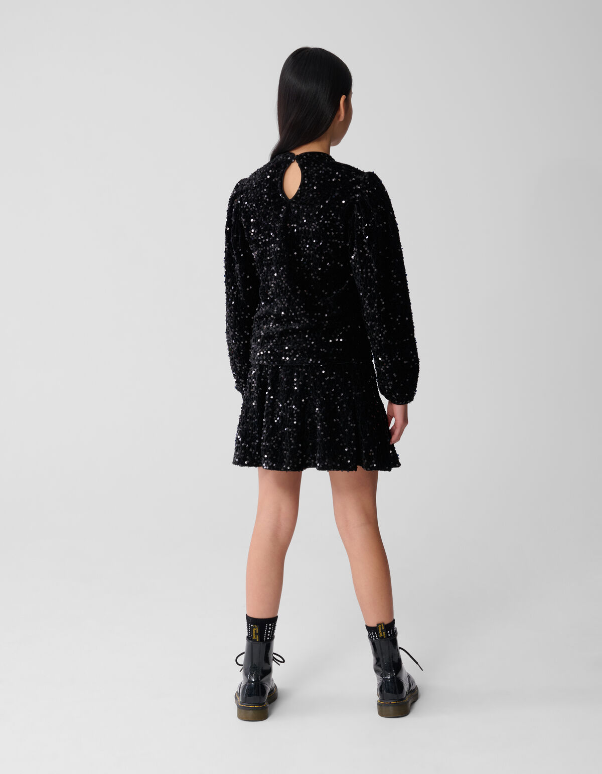 Sequin Top Schwarz SHOEBY GIRLS