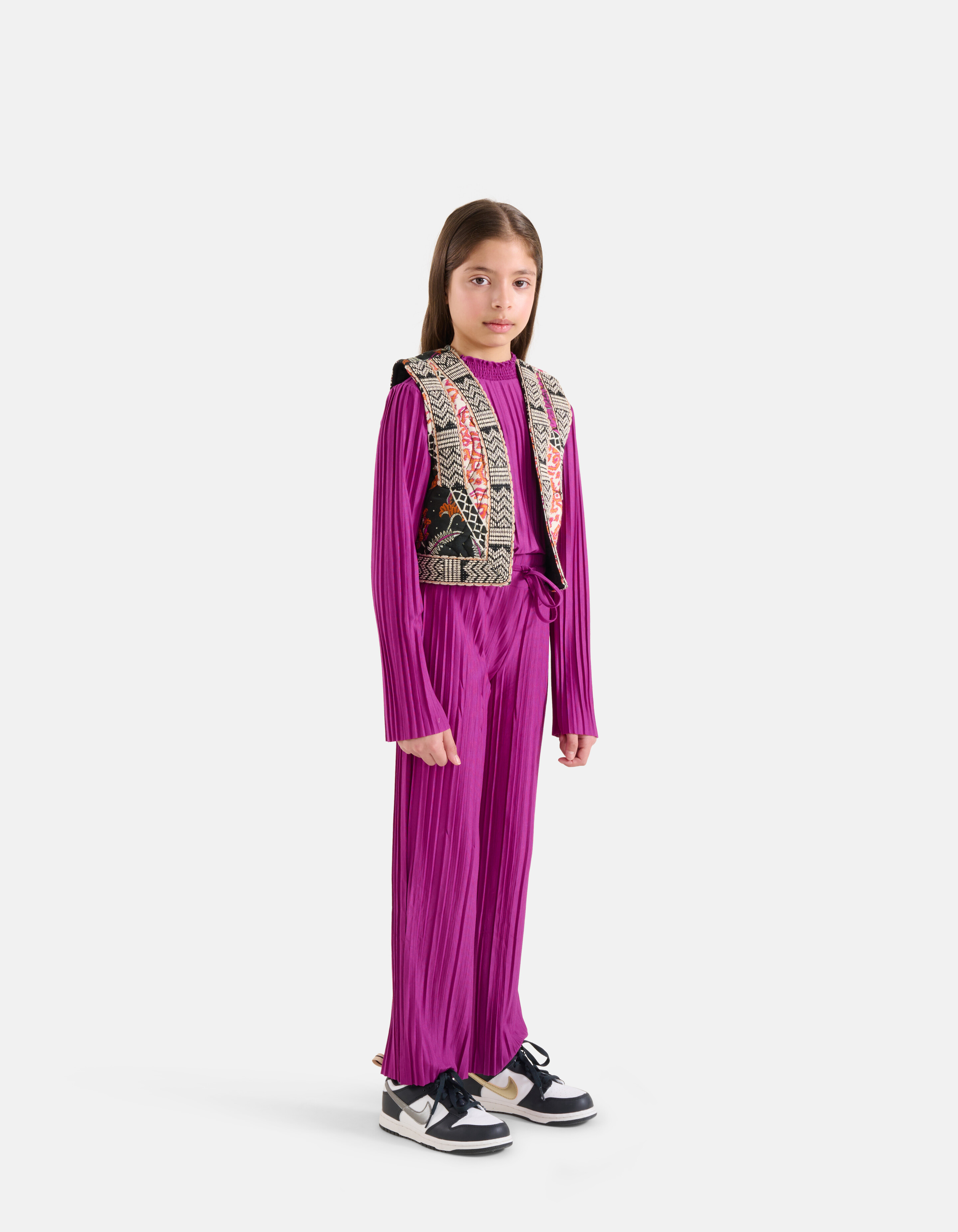 Plissee-Palazzo-Hose Lila SHOEBY GIRLS