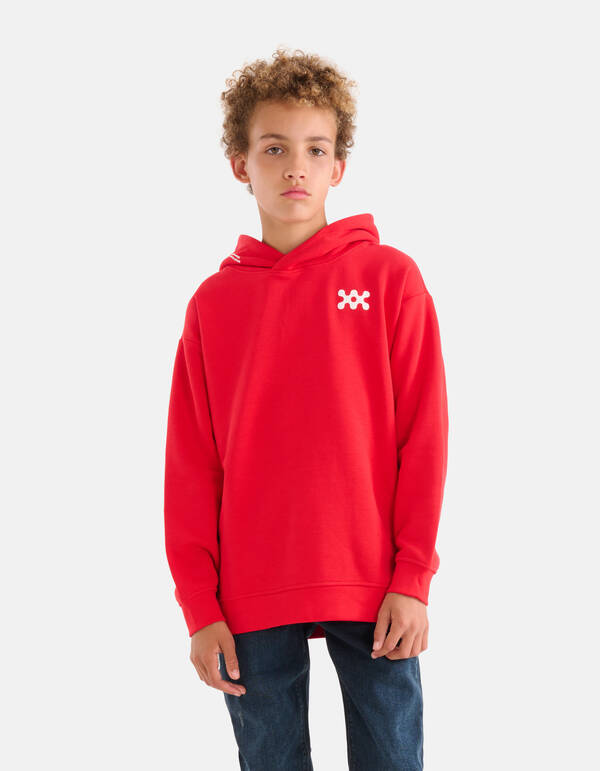 Basis Hoodie Rood SHOEBY BOYS