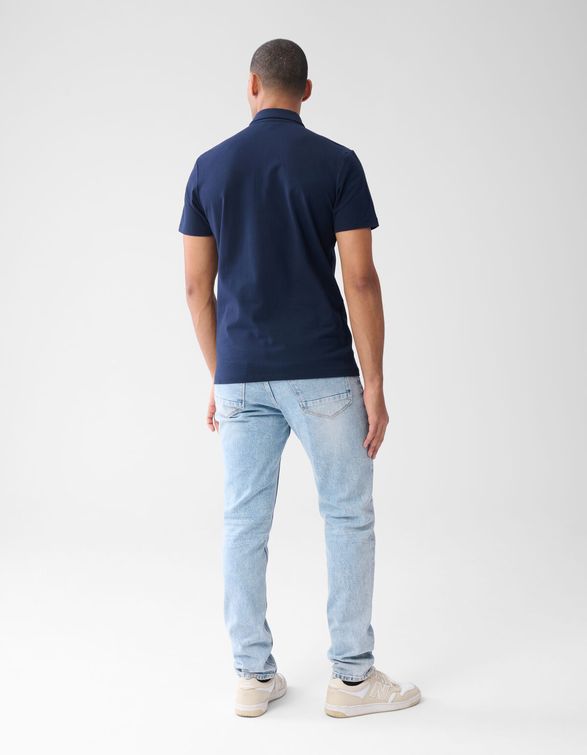 Jersey Polo Donkerblauw SHOEBY MEN