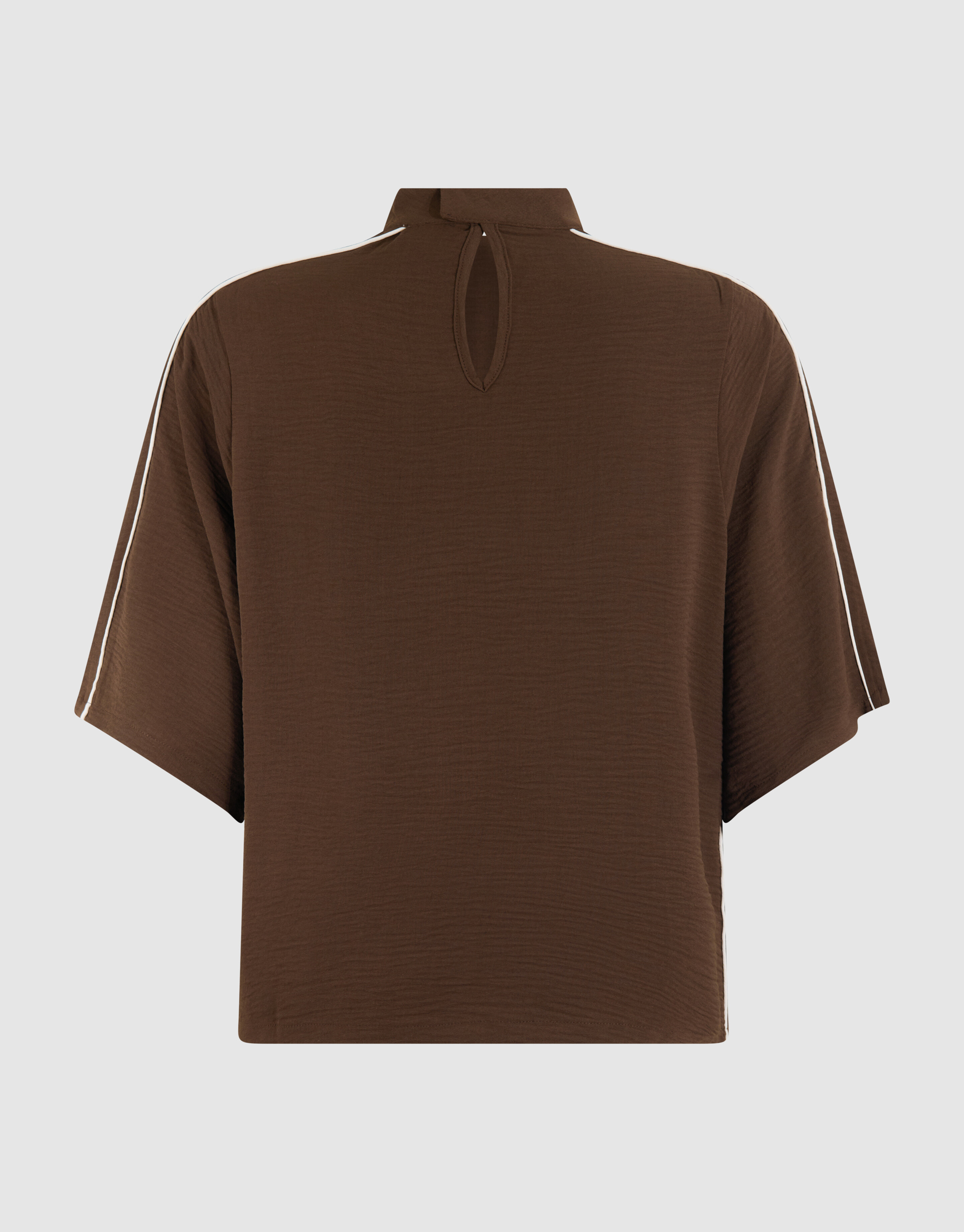 Twist Piping Top Braun SHOEBY WOMEN