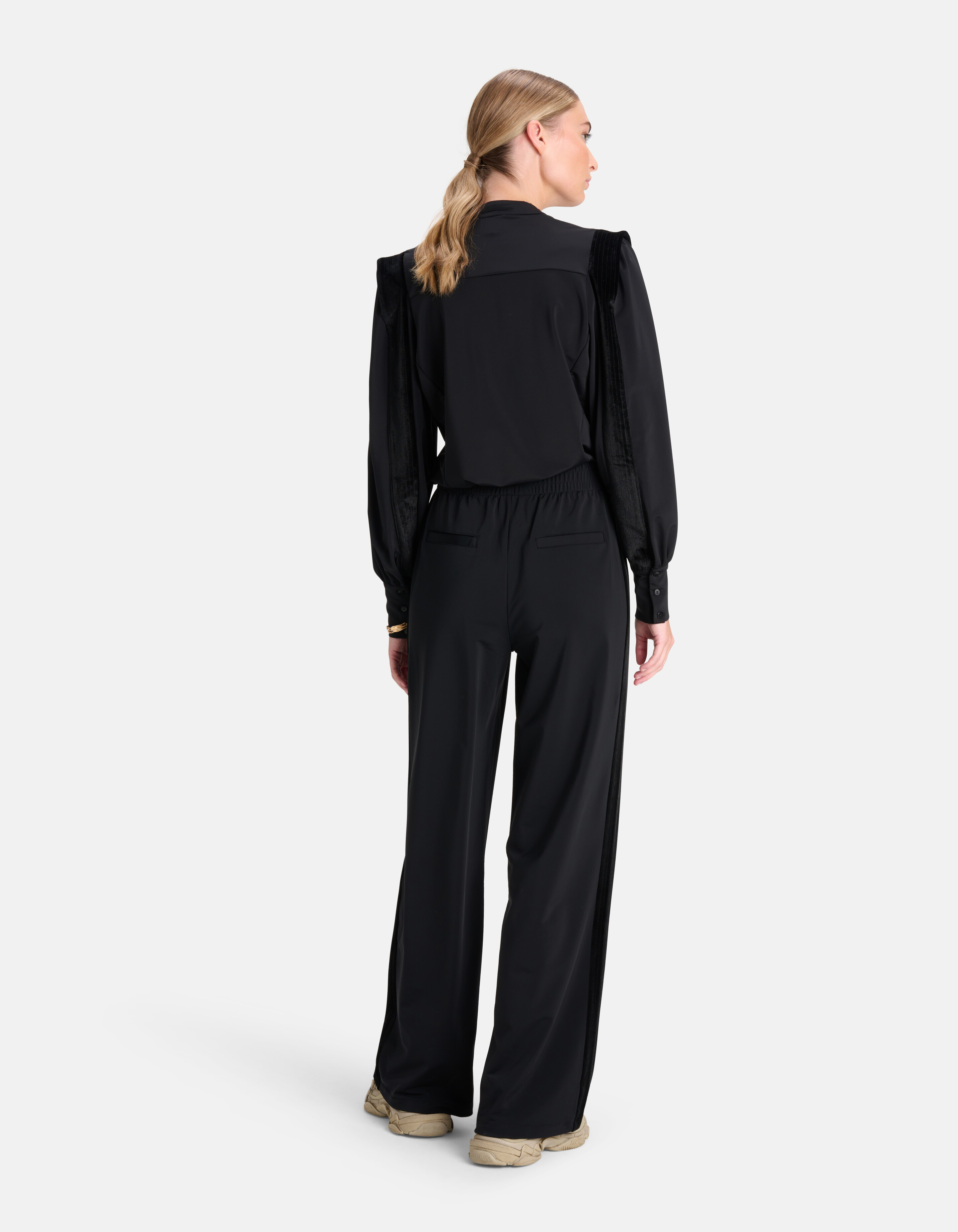 Wide Leg Hose Schwarz By Mieke SHOEBY WOMEN