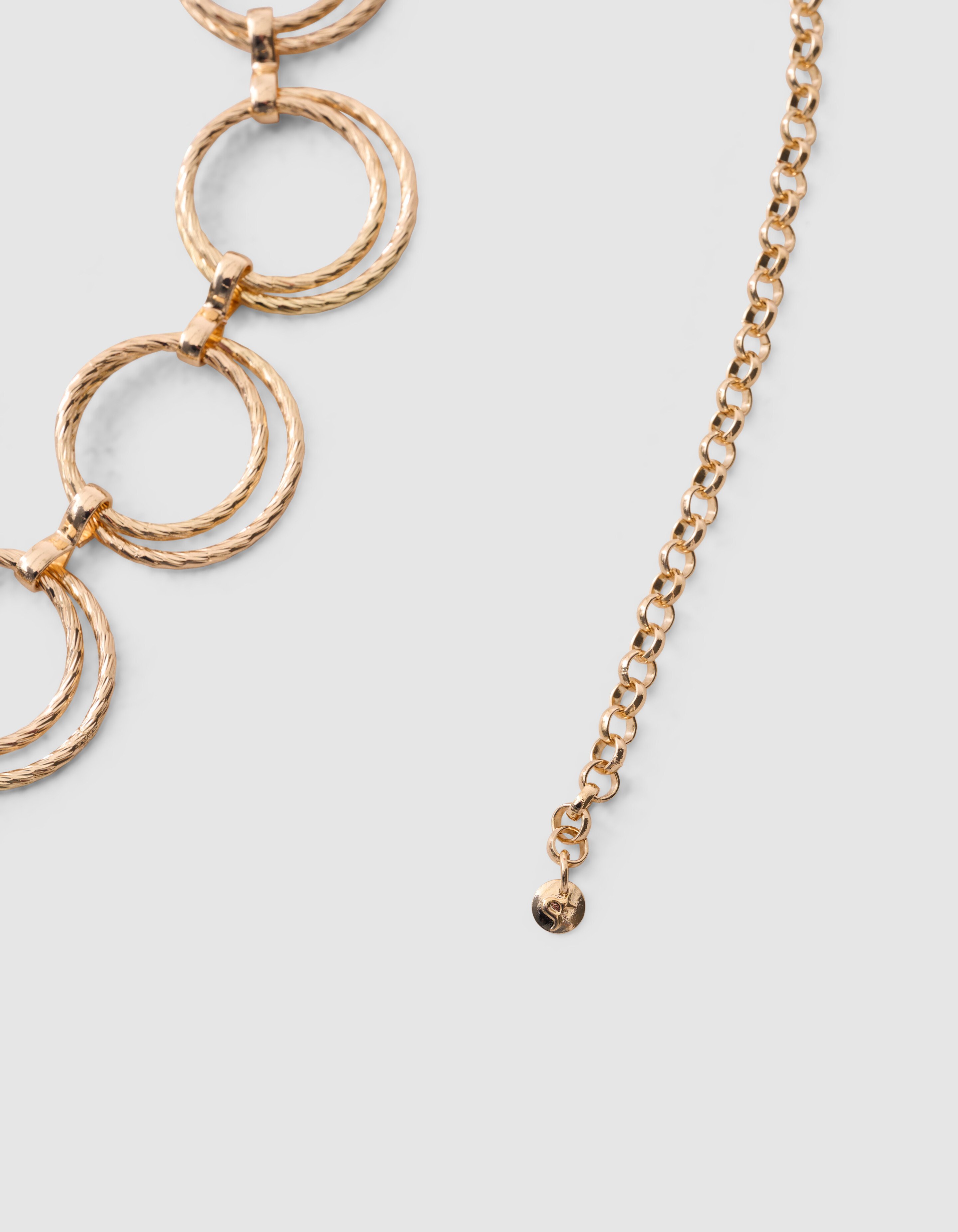 Circle Chain G&uuml;rtel Gold SHOEBY ACCESSOIRES