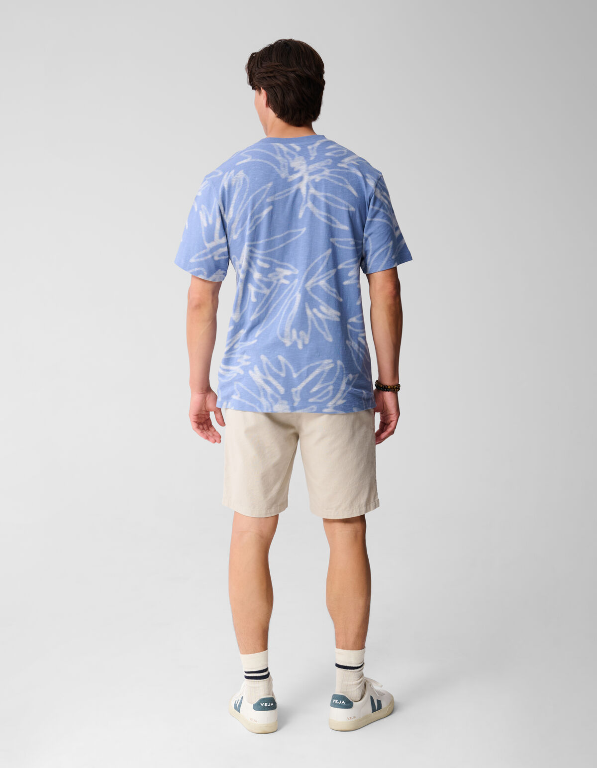 Bedrucktes T-shirt Hellblau SHOEBY MEN