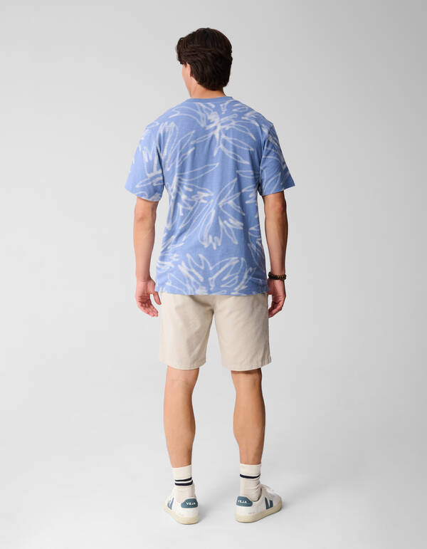 Bedrucktes T-shirt Hellblau SHOEBY MEN