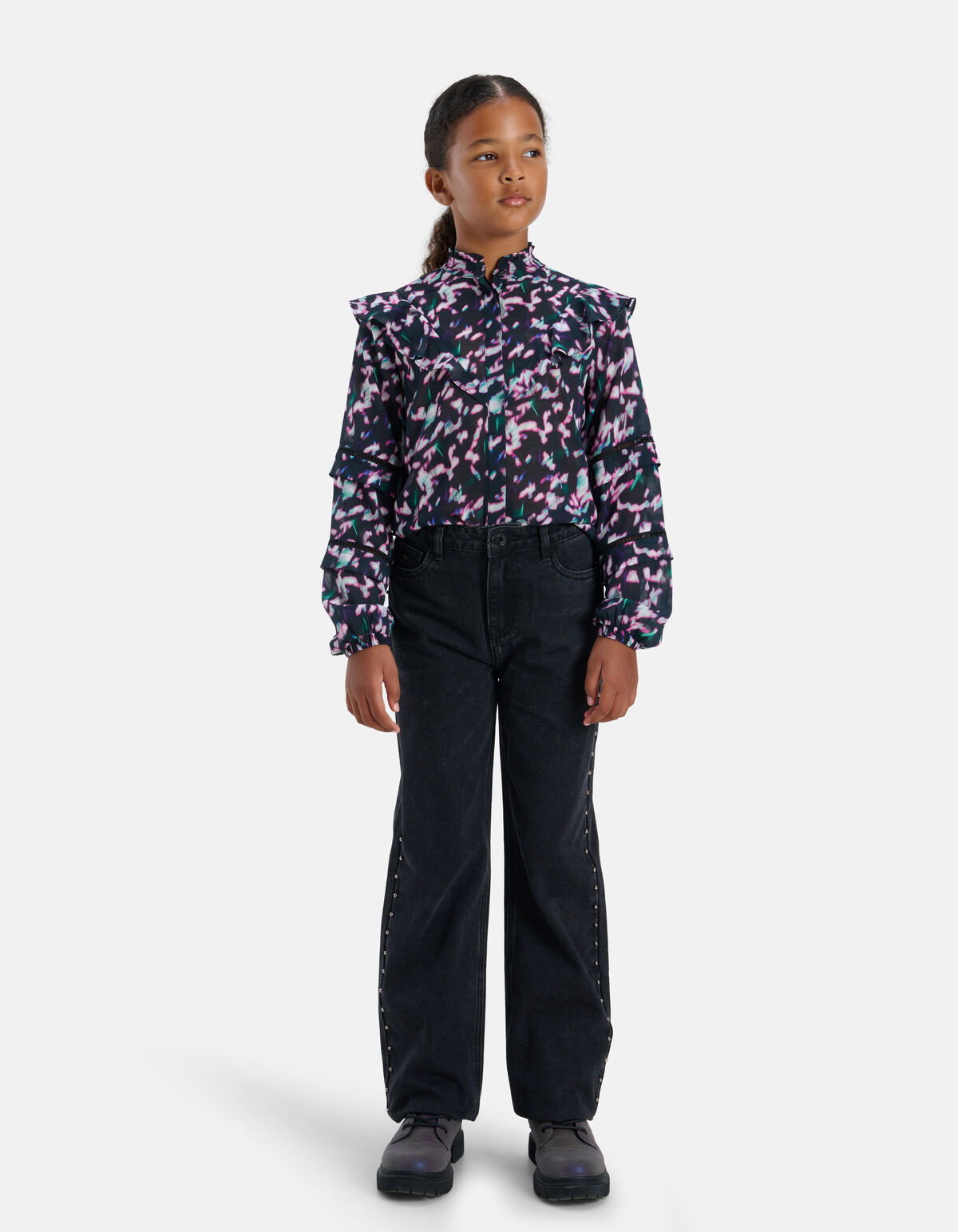 Loose Fit Wide Leg Jeans By Nicolette SHOEBY GIRLS