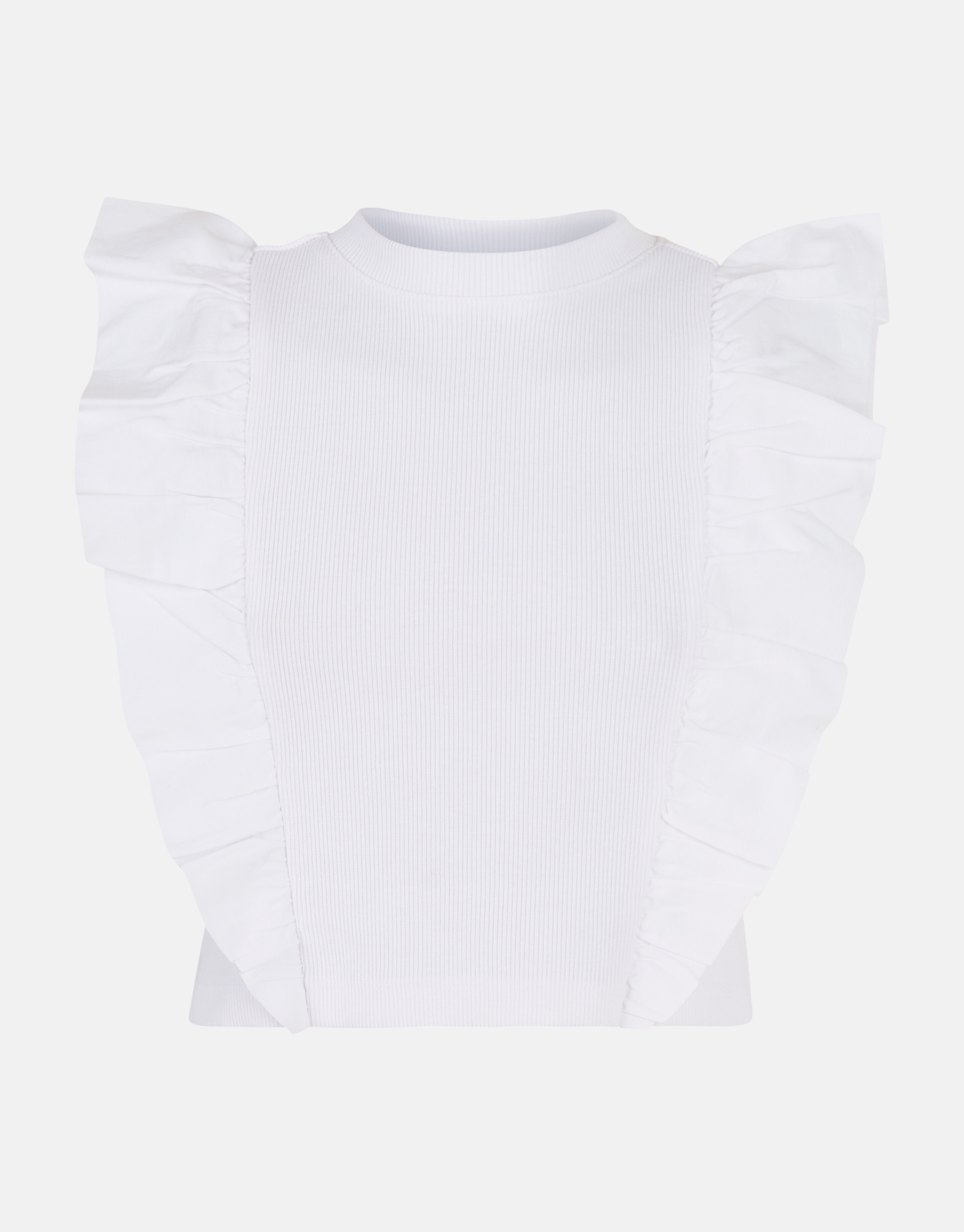 Rüschen-T-Shirt Weiß SHOEBY GIRLS