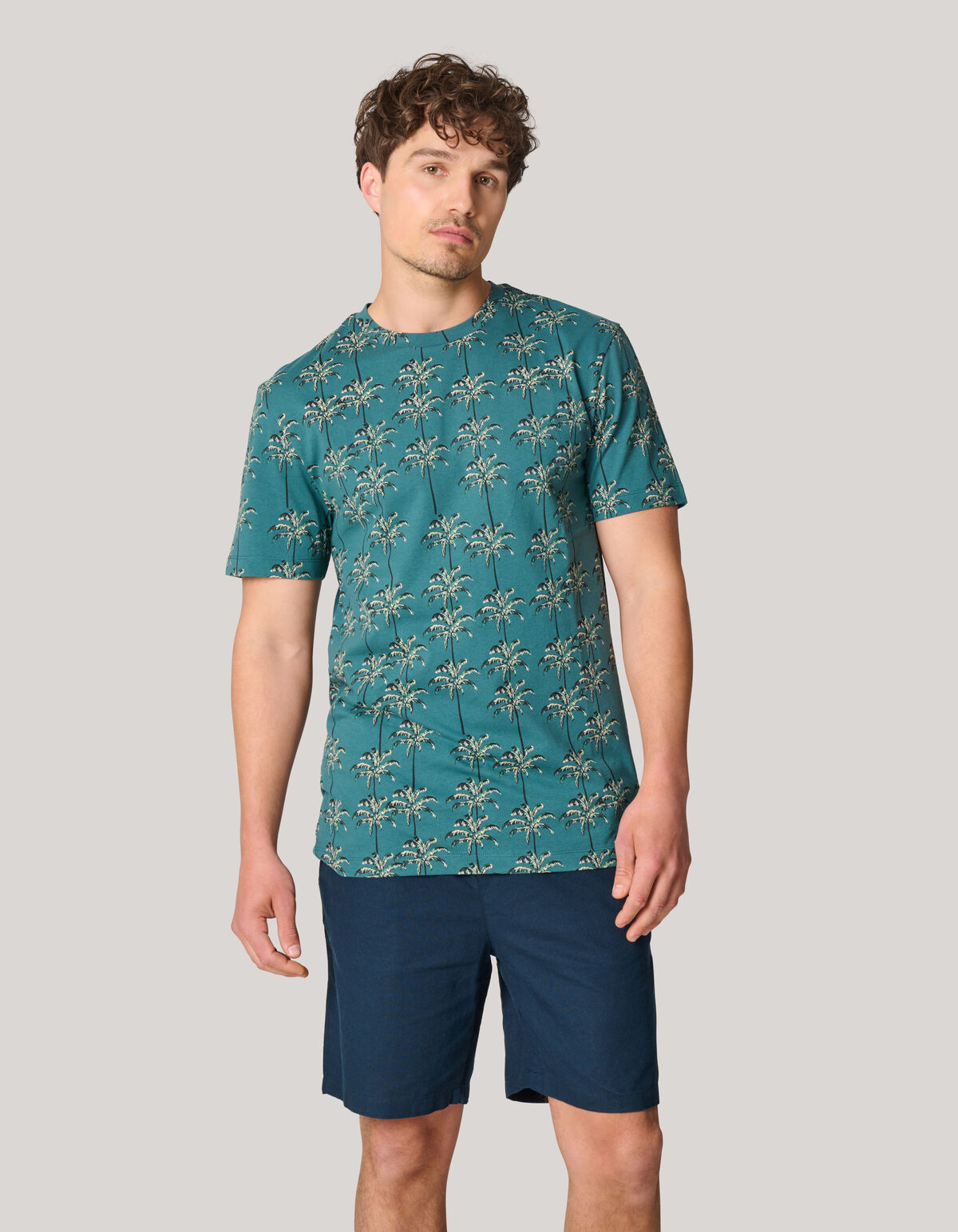 Bedrucktes T-shirt Grün SHOEBY MEN