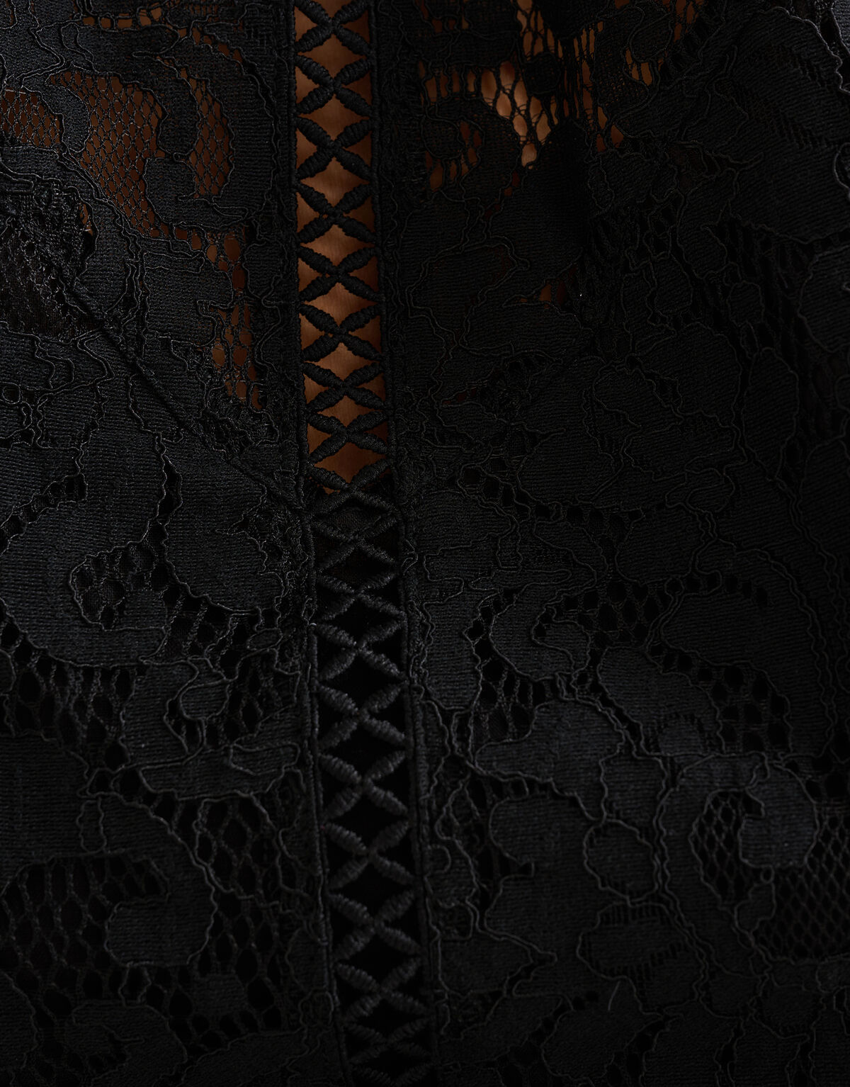 Spitzen-Top Schwarz SHOEBY WOMEN