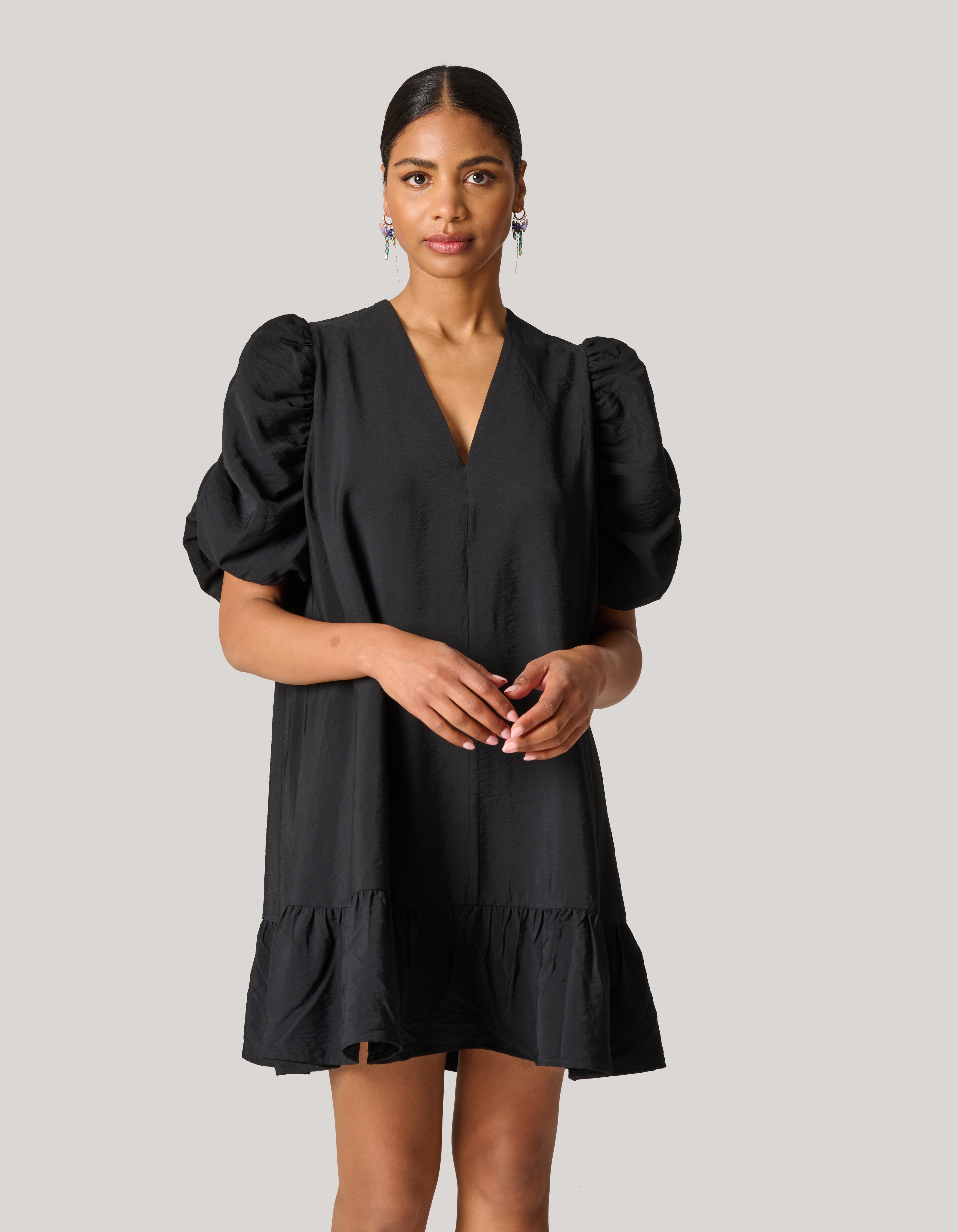 Pofmouw Mini Jurk Zwart SHOEBY WOMEN