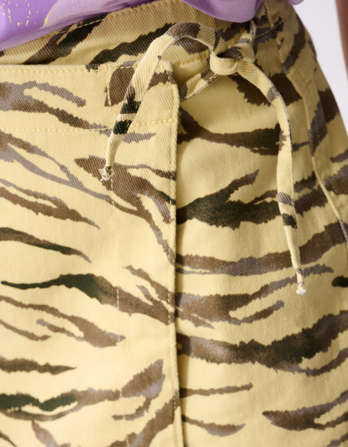 Tiger Denim Skort Hellgelb SHOEBY GIRLS