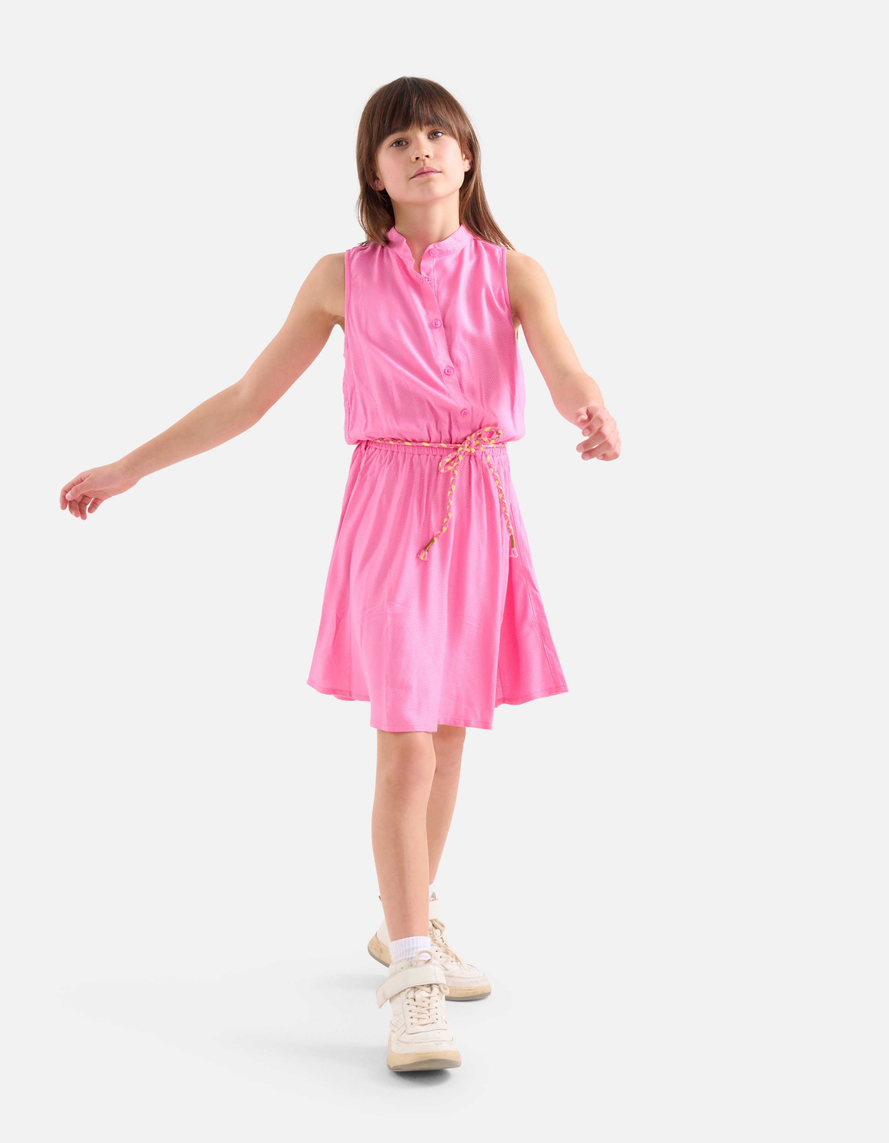 Jacquard-Kleid Rosa SHOEBY GIRLS