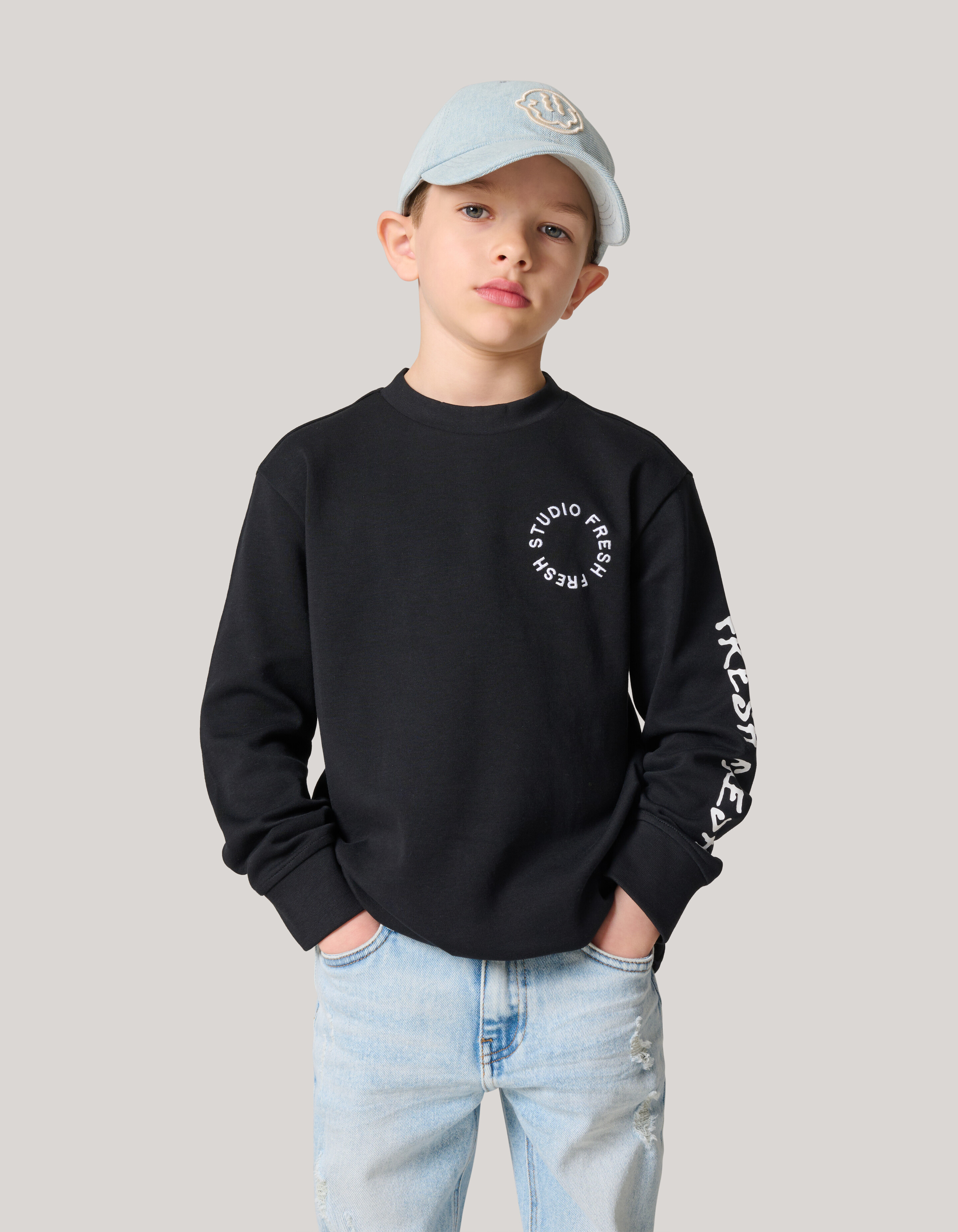 Artwork T-shirt Schwarz SHOEBY BOYS