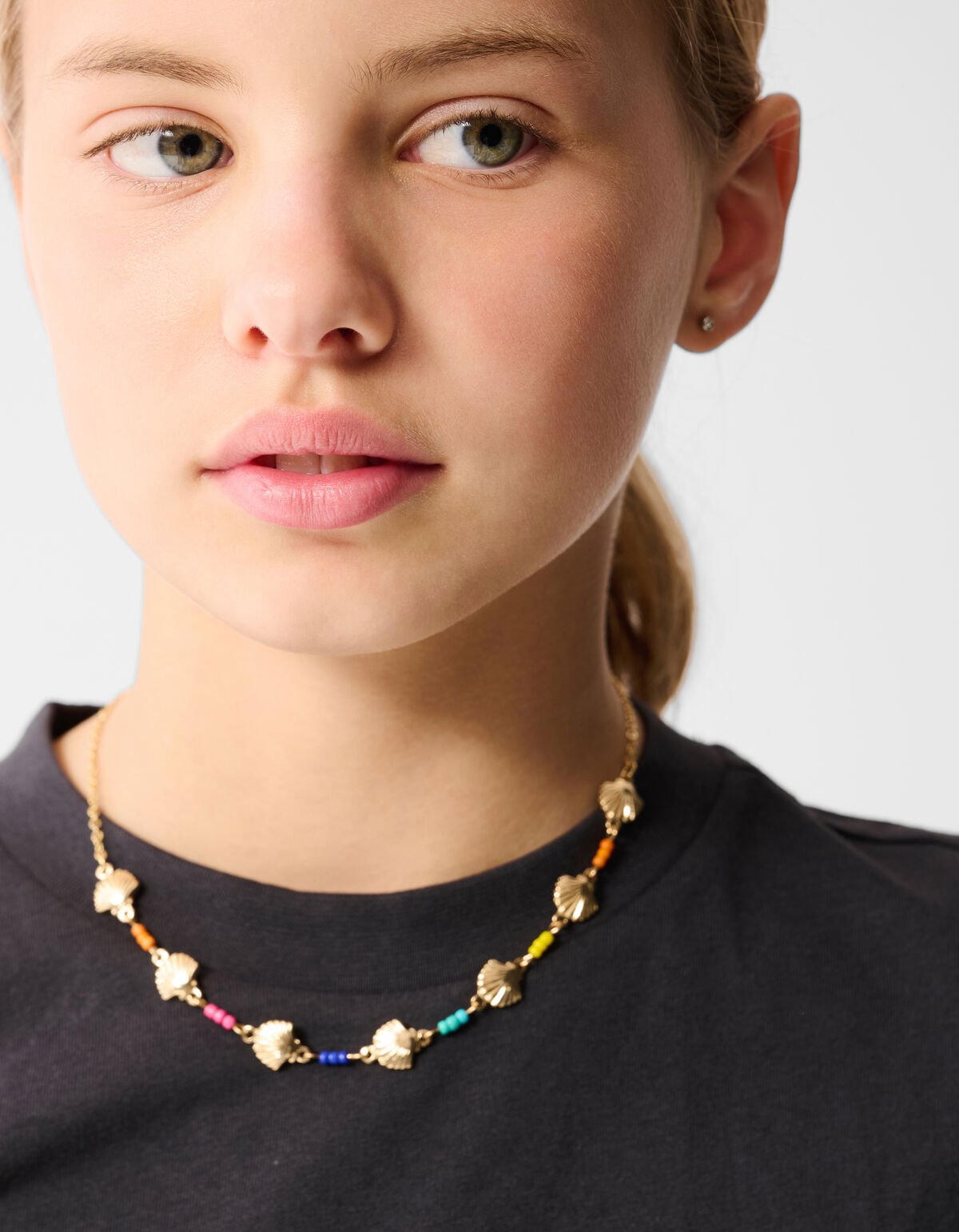 La Mer Artwork T-shirt Dunkelgrau SHOEBY GIRLS