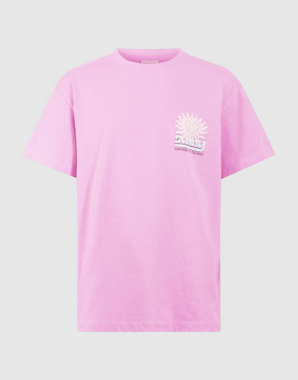 Sun Artwork T-Shirt Lila SHOEBY GIRLS
