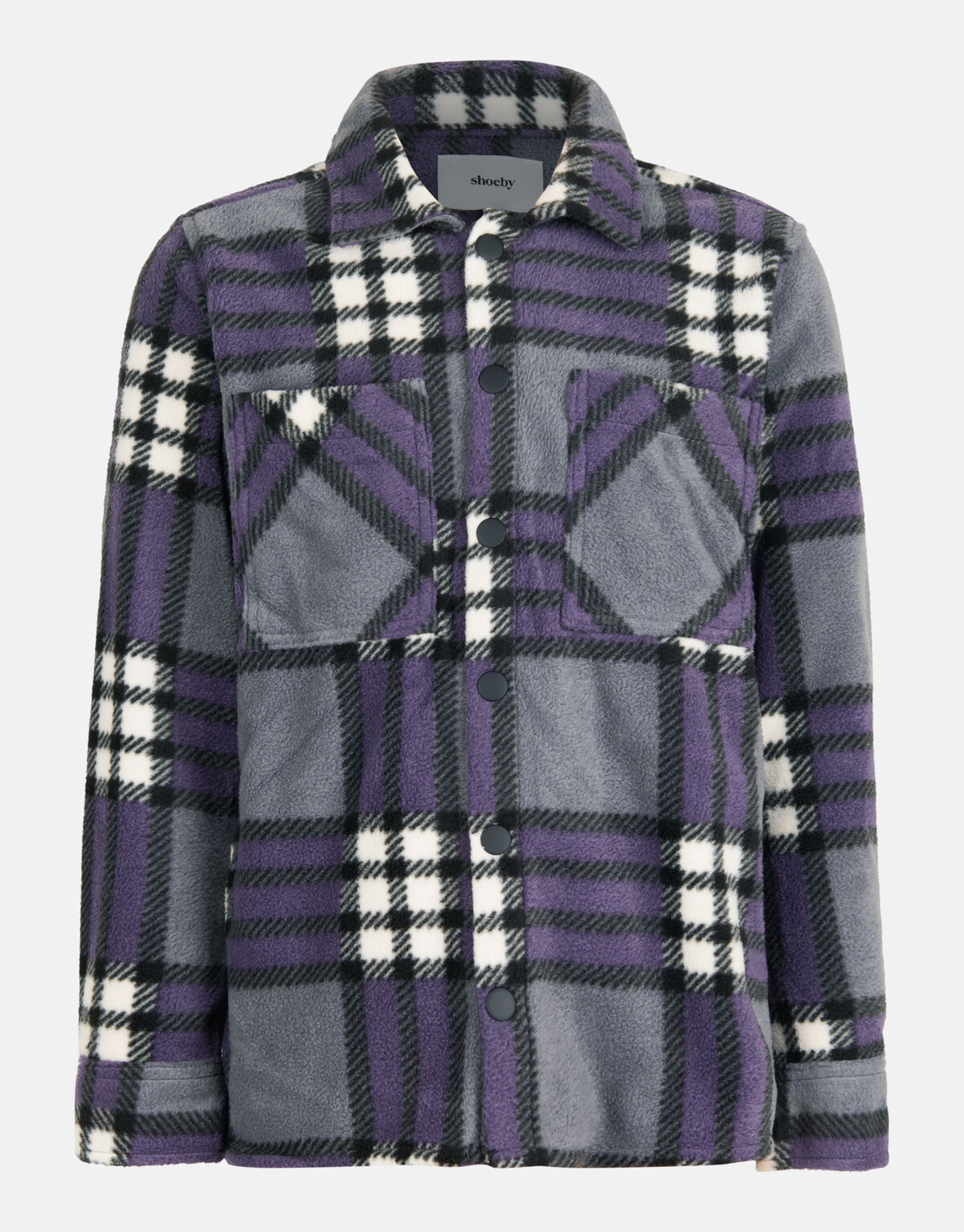 Kariertes Overshirt Dunkelgrau SHOEBY BOYS