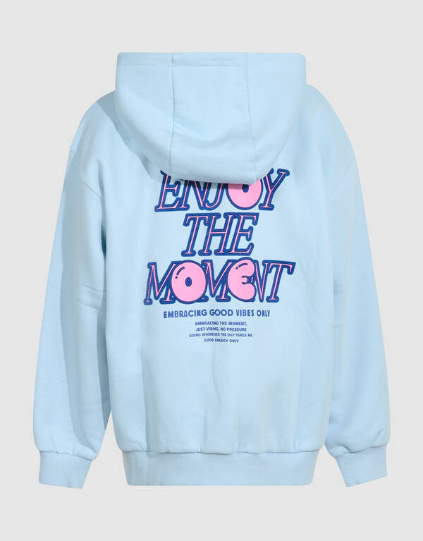 Relaxed Moment Hoodie Hellblau SHOEBY GIRLS
