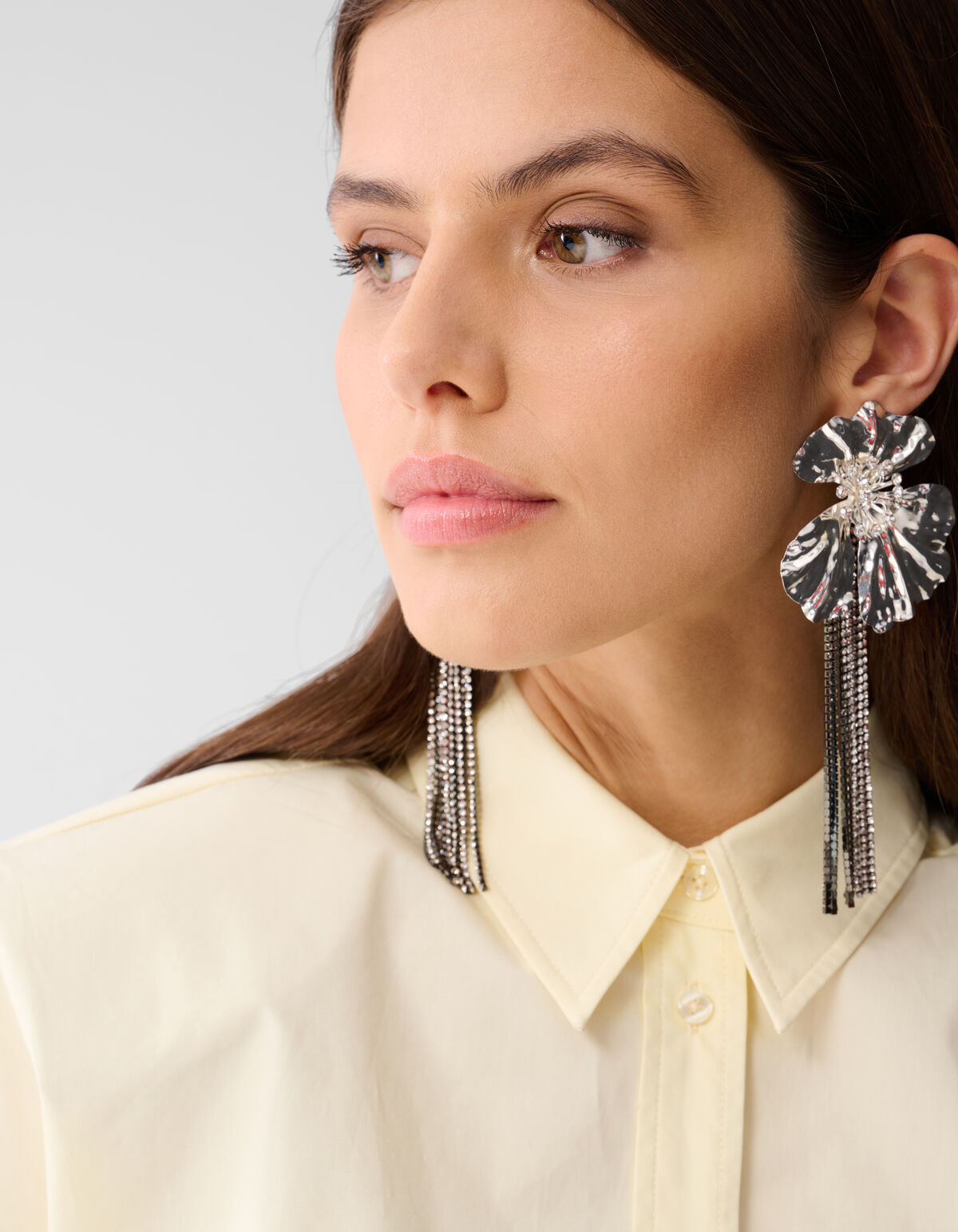 Eiförmige Schleifenbluse Hellgelb SHOEBY WOMEN