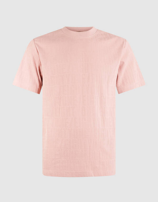 Eighty One Text T-Shirt Rosa SHOEBY MEN