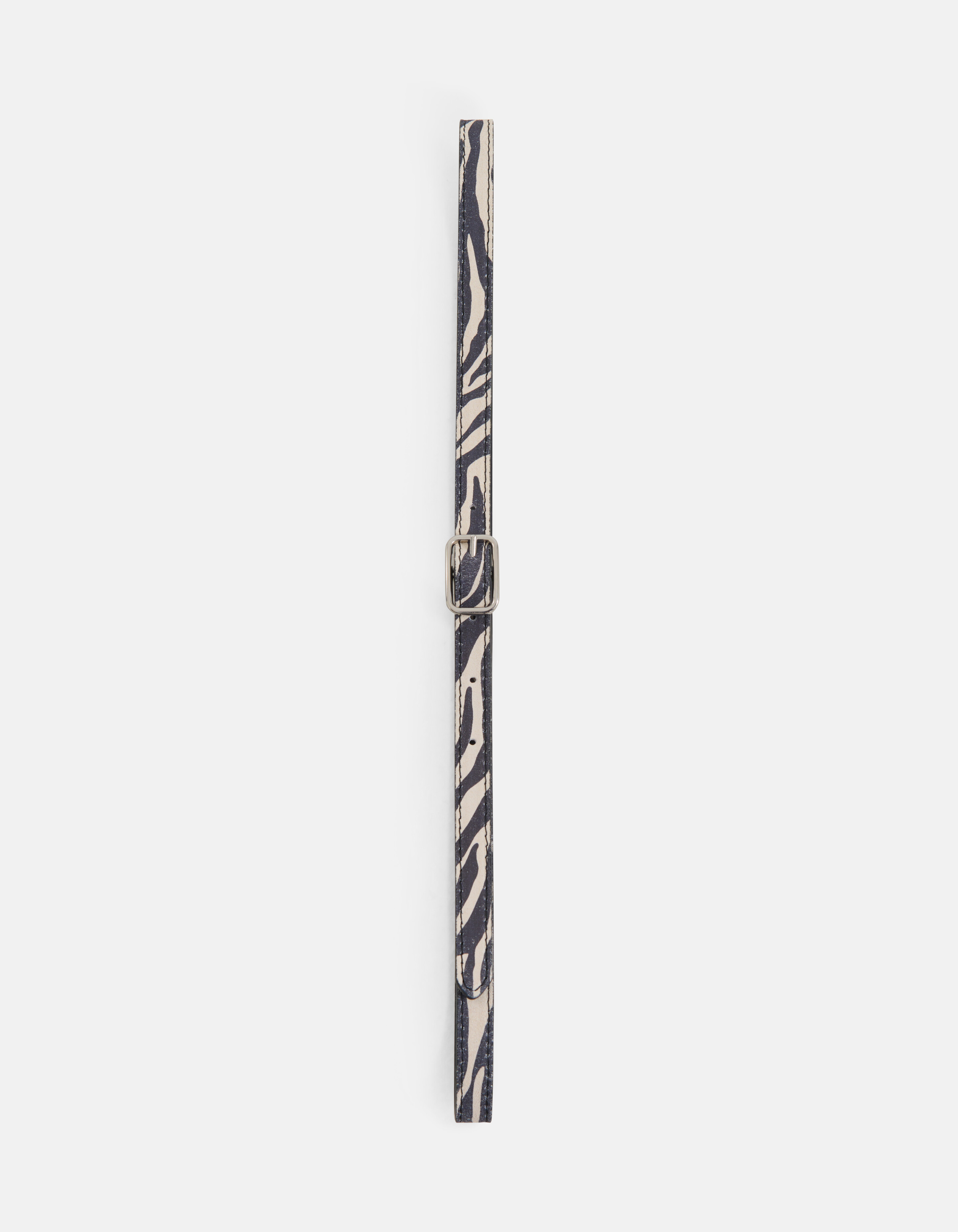 Zebradruck Gürtel Schwarz SHOEBY ACCESSOIRES