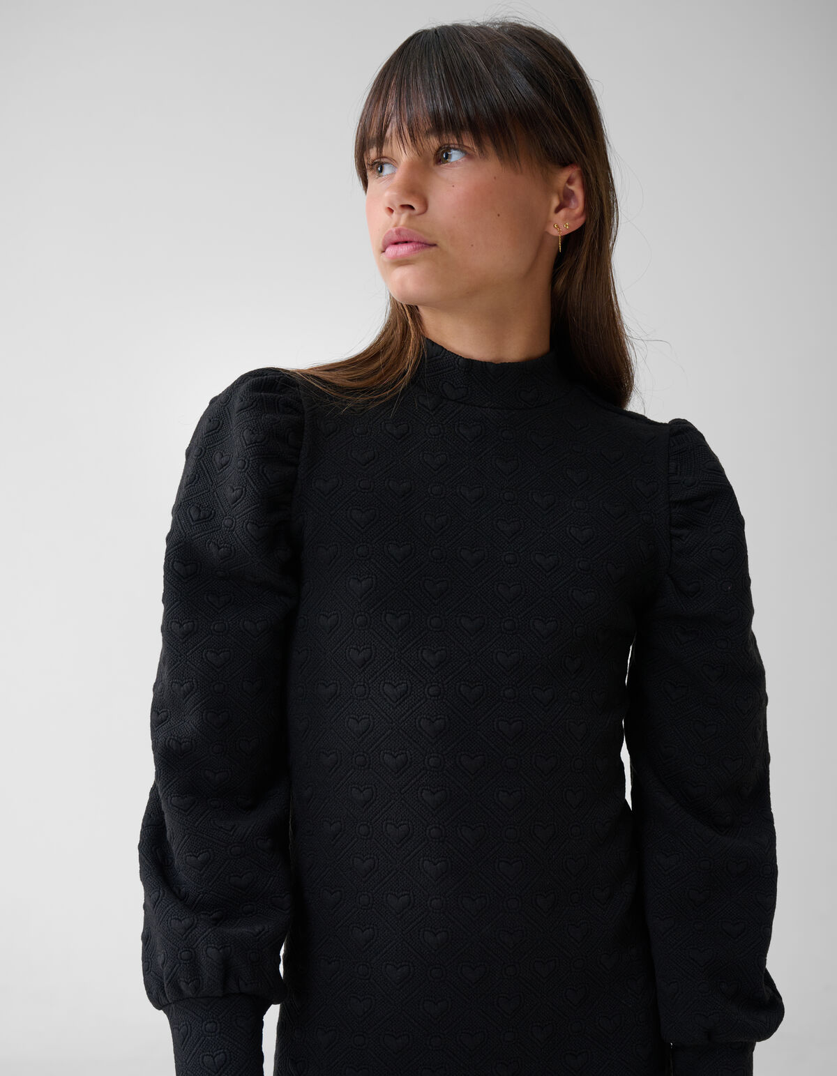 Strukturkleid Schwarz SHOEBY GIRLS