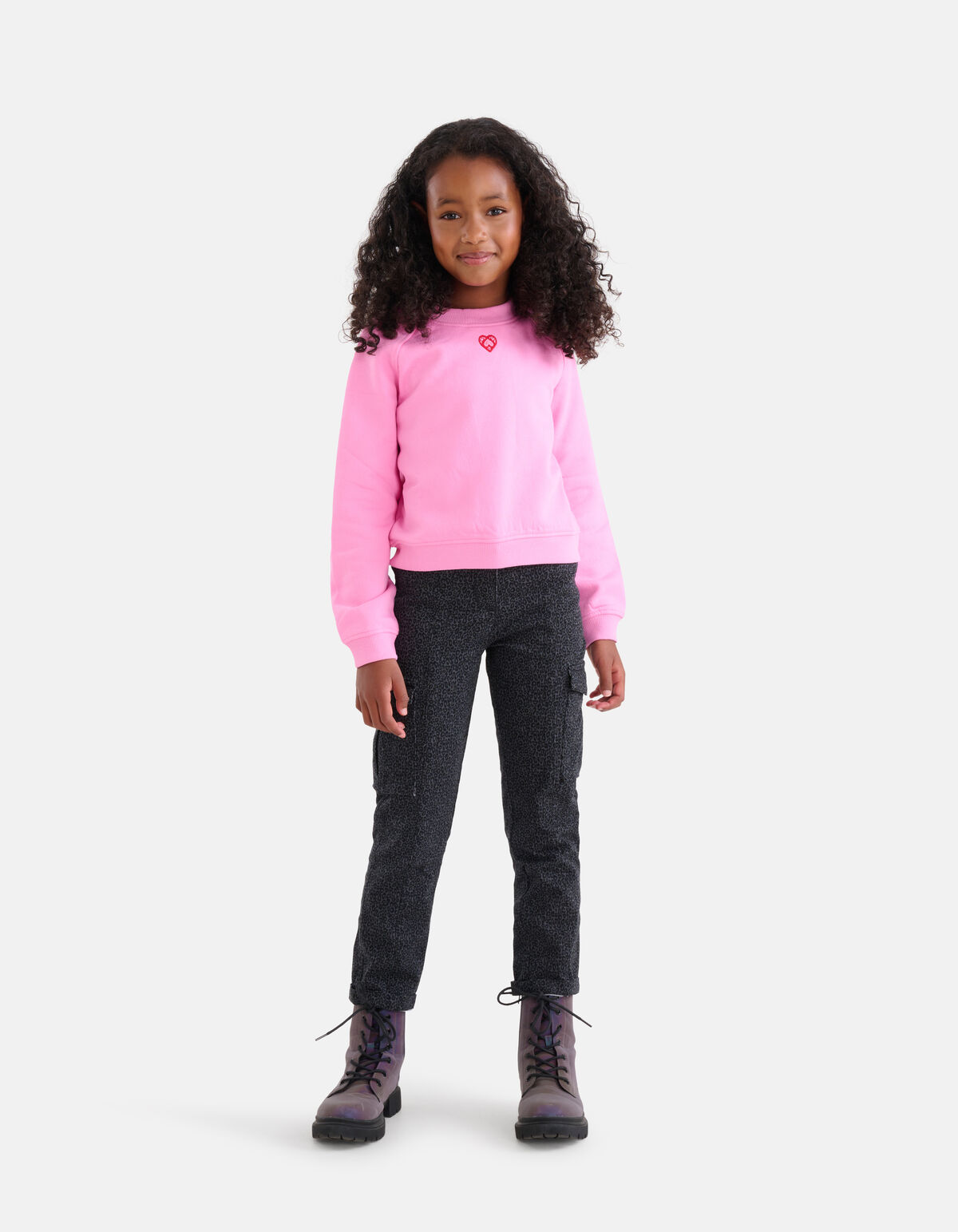 Pullover mit Stickerei Rosa SHOEBY GIRLS
