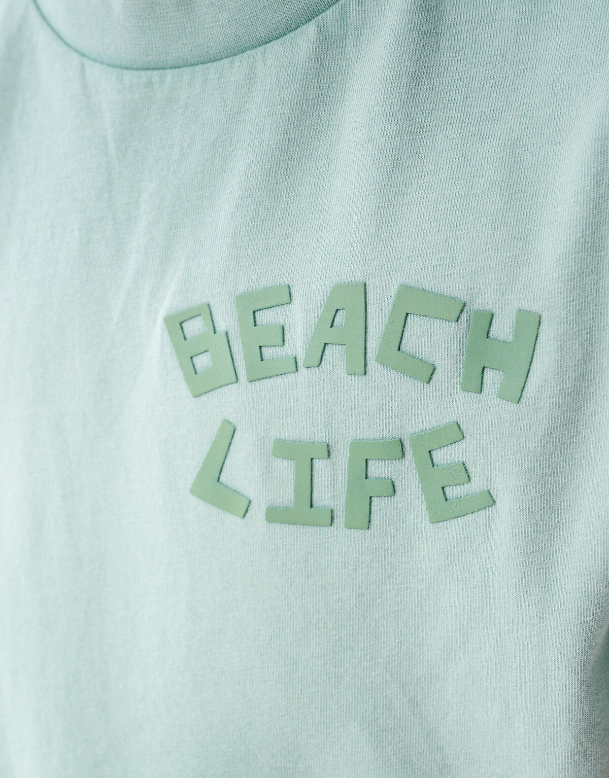 Strandleben-T-Shirt Gr&uuml;n SHOEBY BOYS