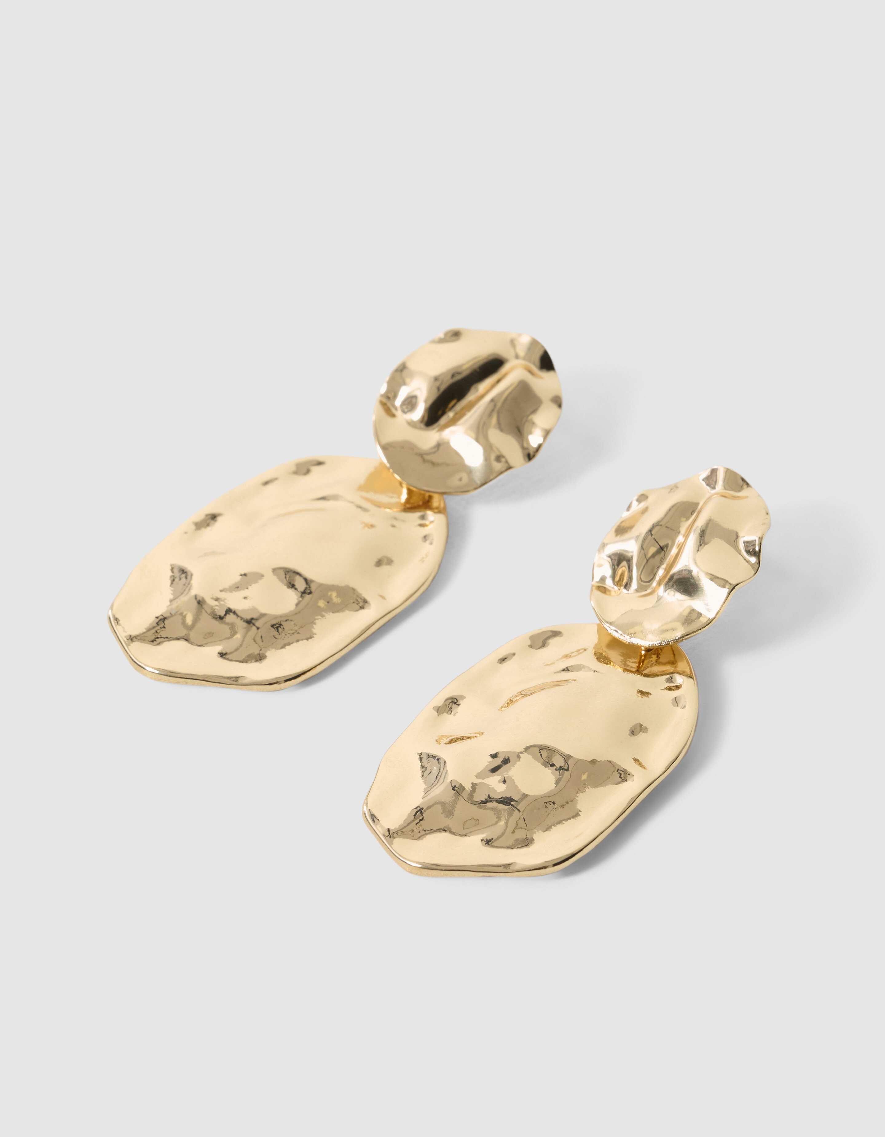 Ohrringe in organischer Form, Gold SHOEBY ACCESSOIRES