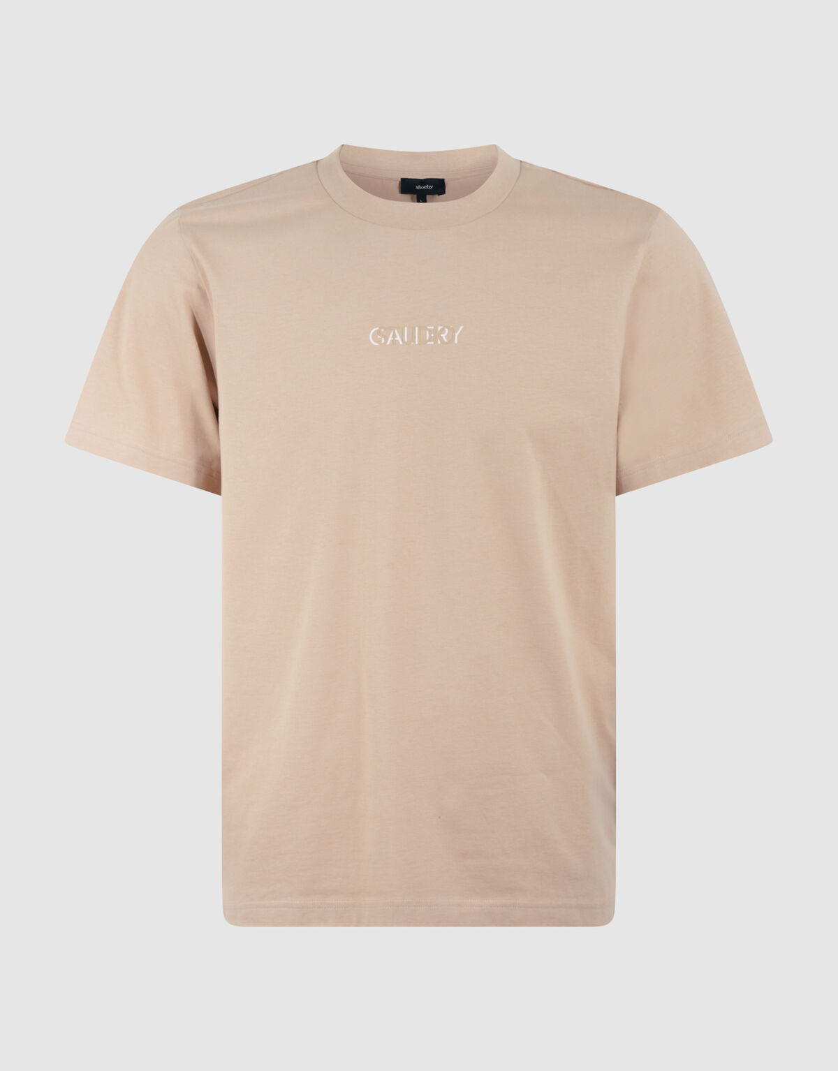 Gemischter Text Kunstwerk T-shirt Sand SHOEBY MEN