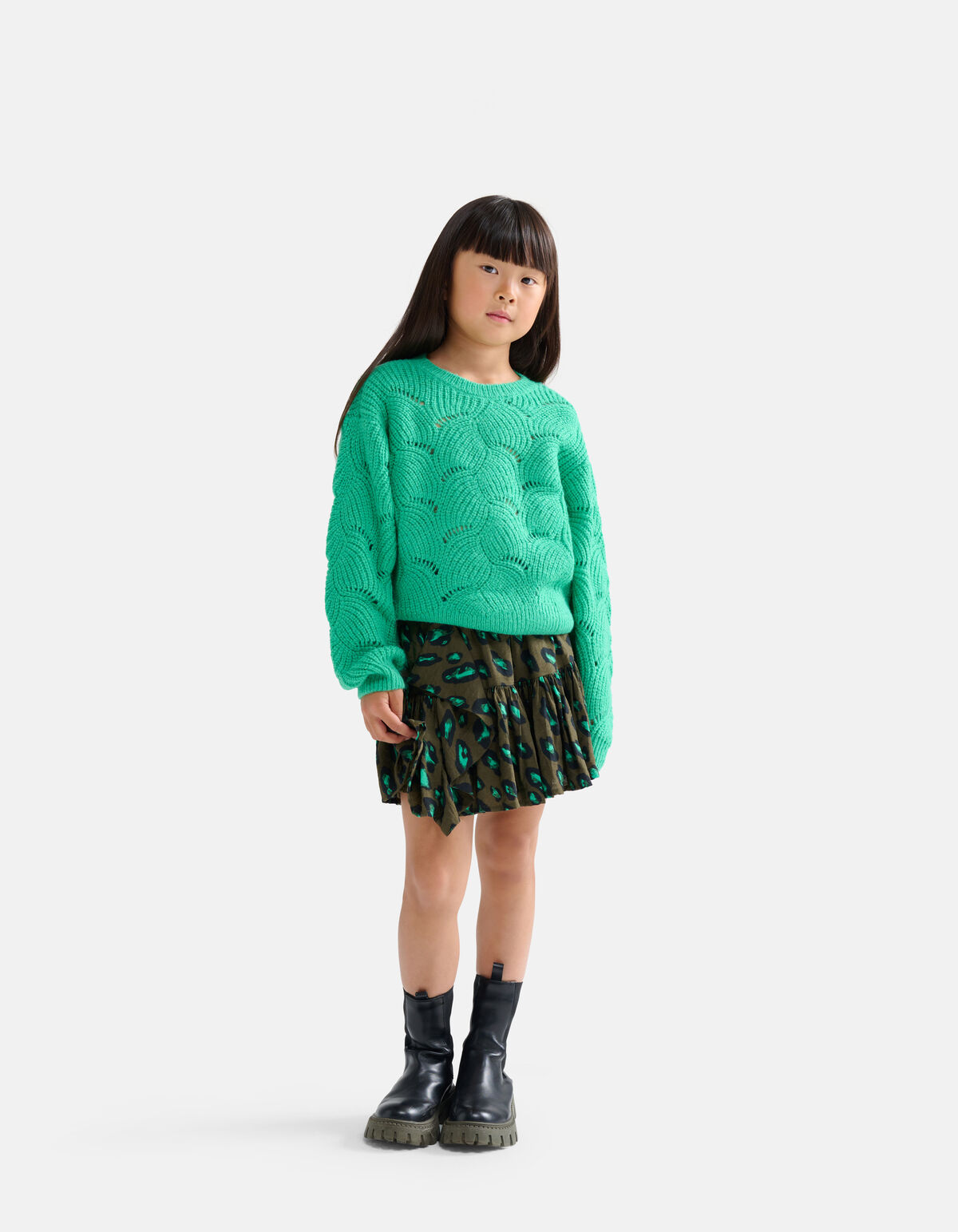 Strickpullover Grün SHOEBY GIRLS