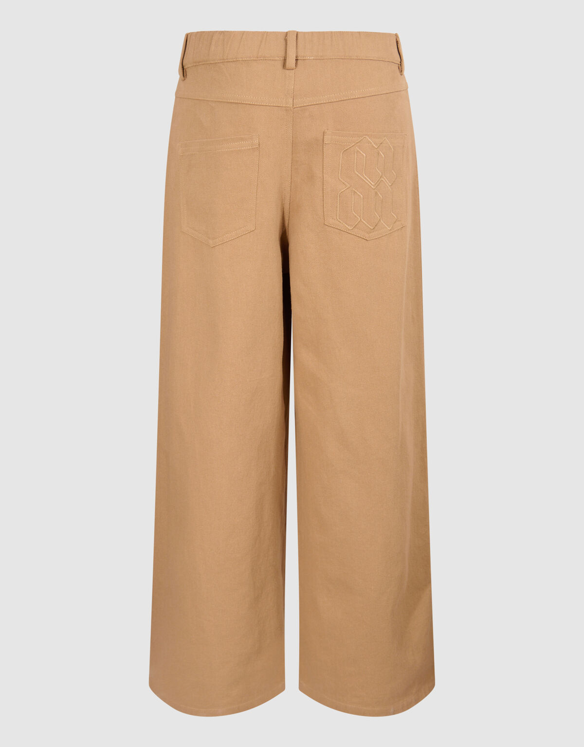 Embroidery Wide Leg Jeans Camel SHOEBY WOMEN