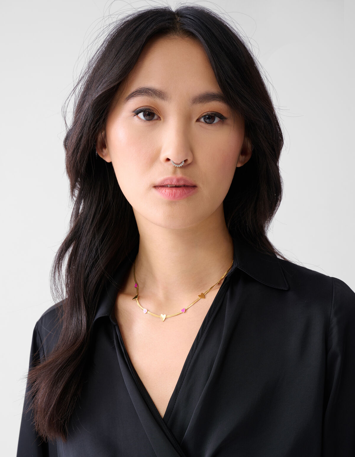 Herz-Halskette Gold SHOEBY ACCESSOIRES