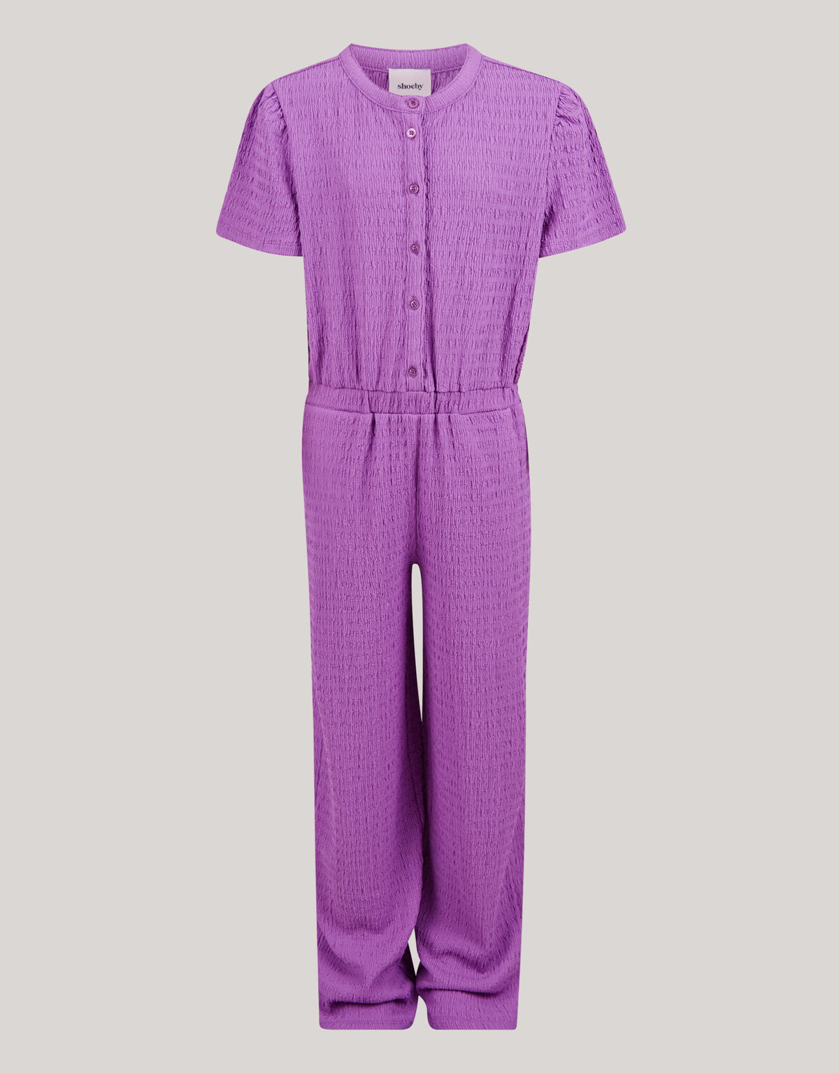 Gehäkelter Jumpsuit Dunkelviolett SHOEBY GIRLS