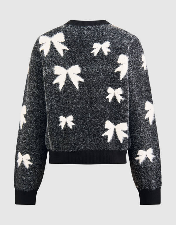 Schleife Pullover Schwarz SHOEBY GIRLS