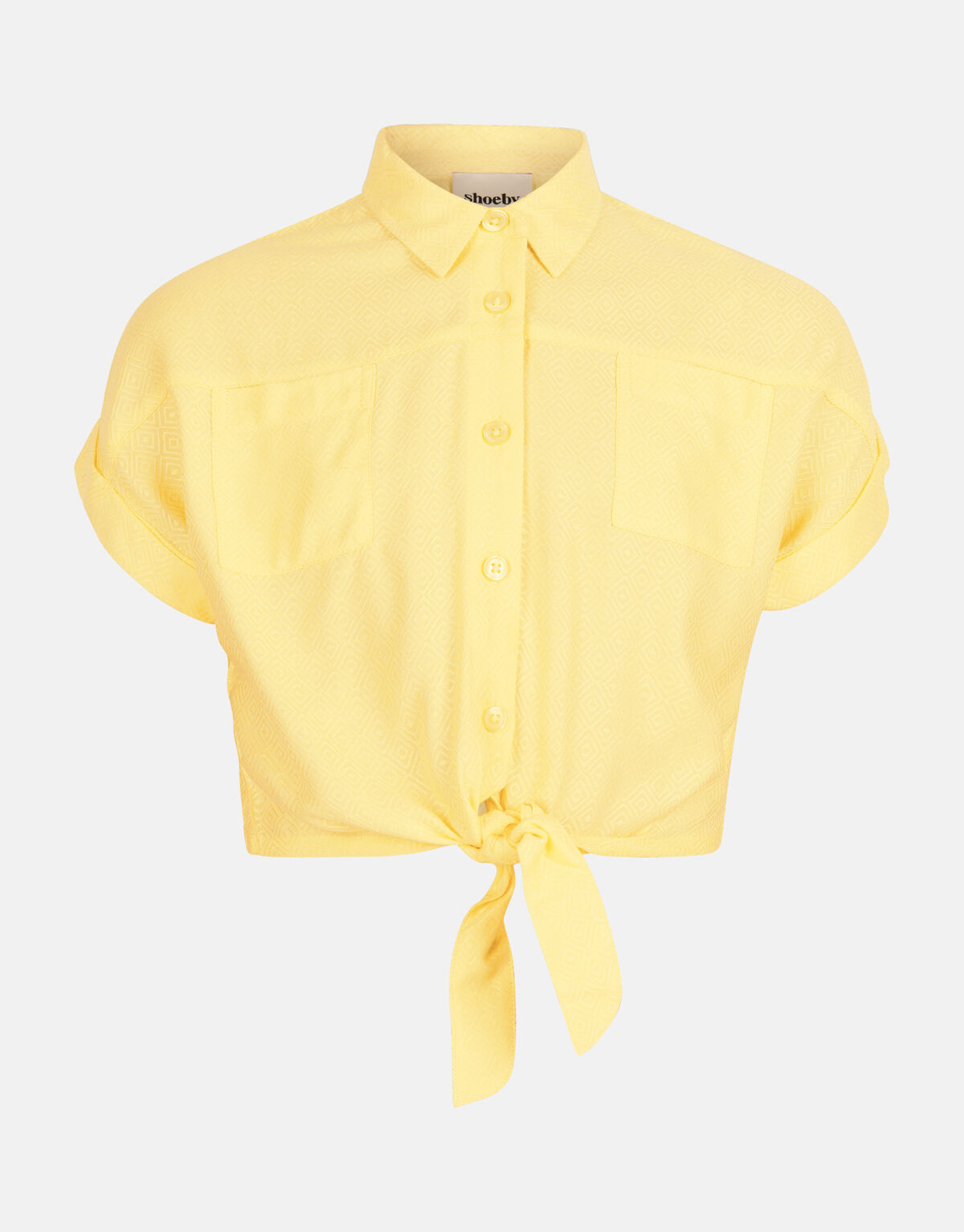 Jacquard-Bluse Gelb SHOEBY GIRLS