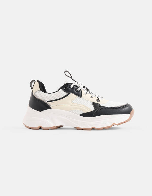 Chunky Sneaker Weiß/Schwarz SHOEBY SHOES