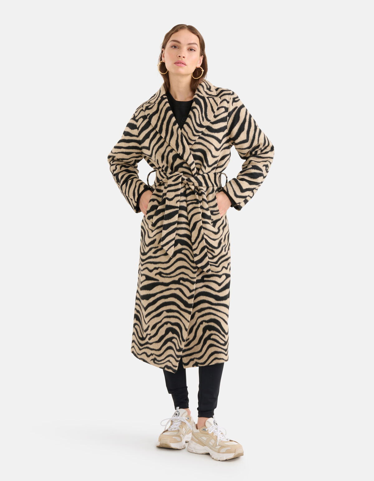 Zebra Jacke Schwarz/Beige SHOEBY WOMEN