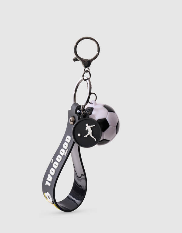 Football Schl&uuml;sselanh&auml;nger Schwarz SHOEBY ACCESSOIRES