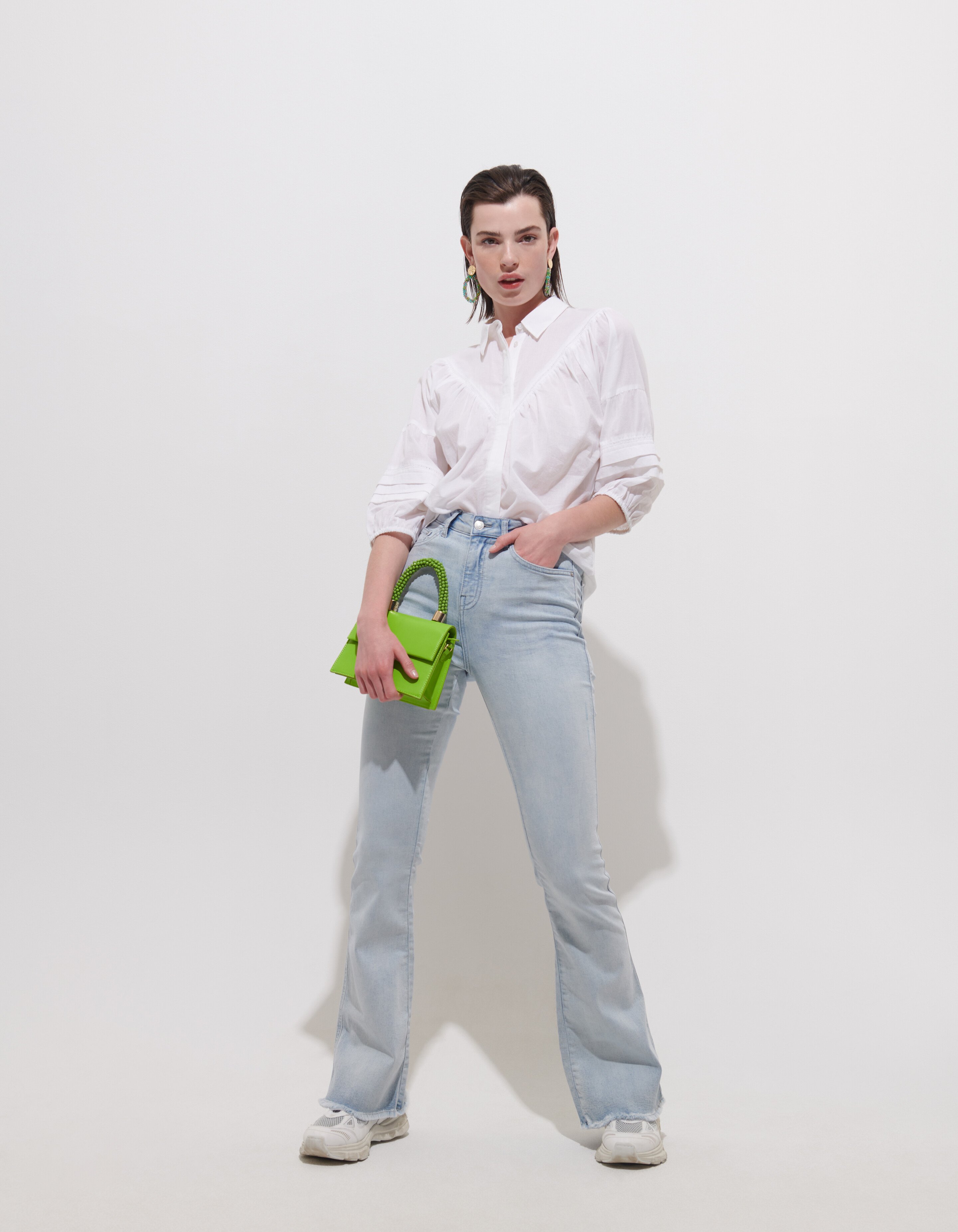 Ausgestellte Denim-Jeans L33 gebleicht SHOEBY WOMEN