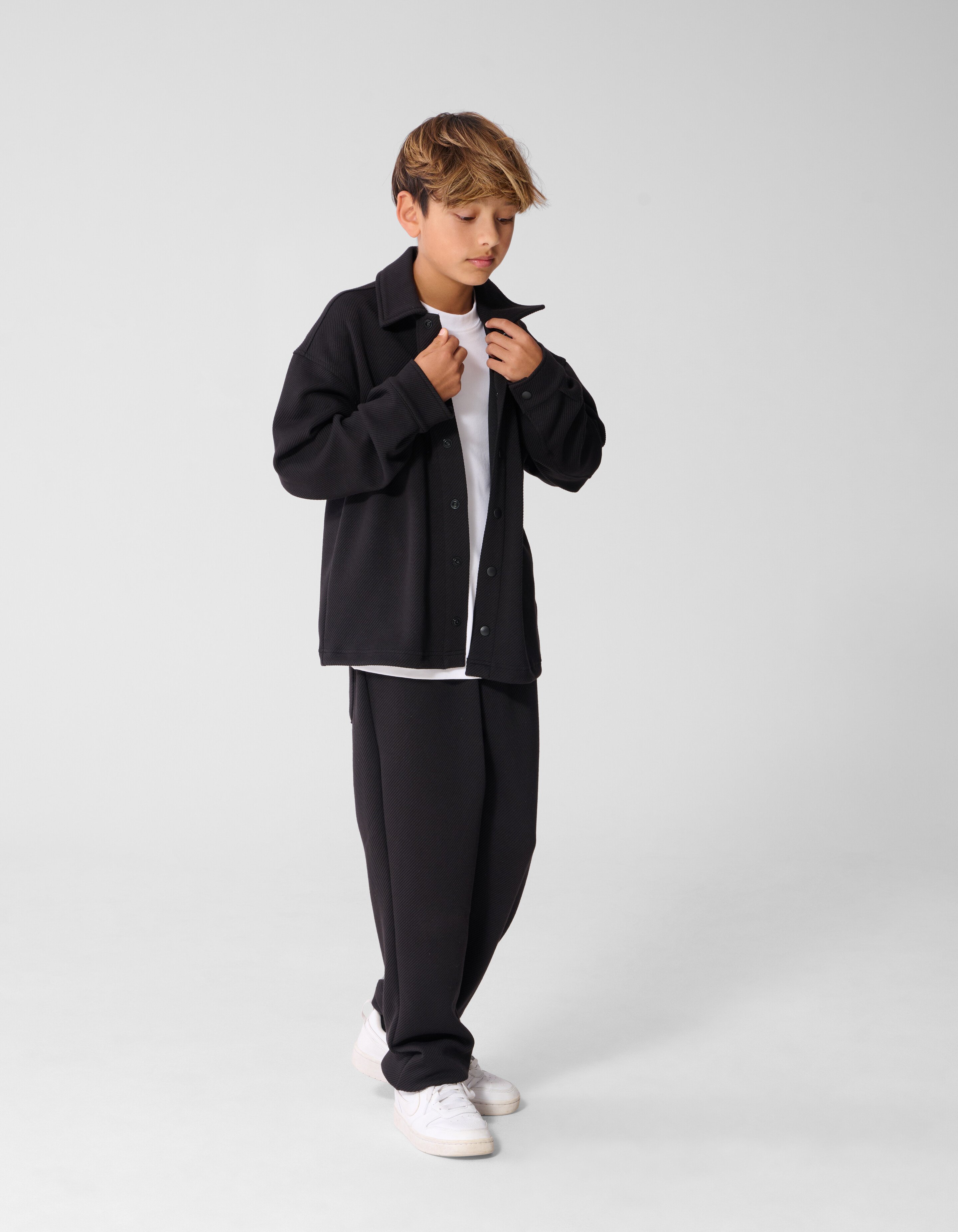 Oversized Jacke Schwarz SHOEBY BOYS