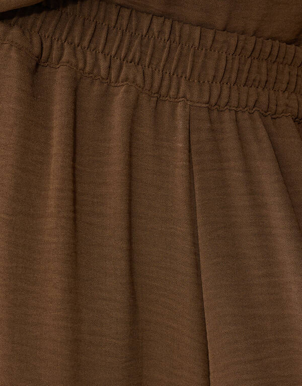 Twist Piping Hose mit weitem Bein Braun SHOEBY WOMEN