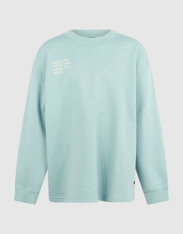 Logo Sweatshirt Hellgr&uuml;n SHOEBY BOYS