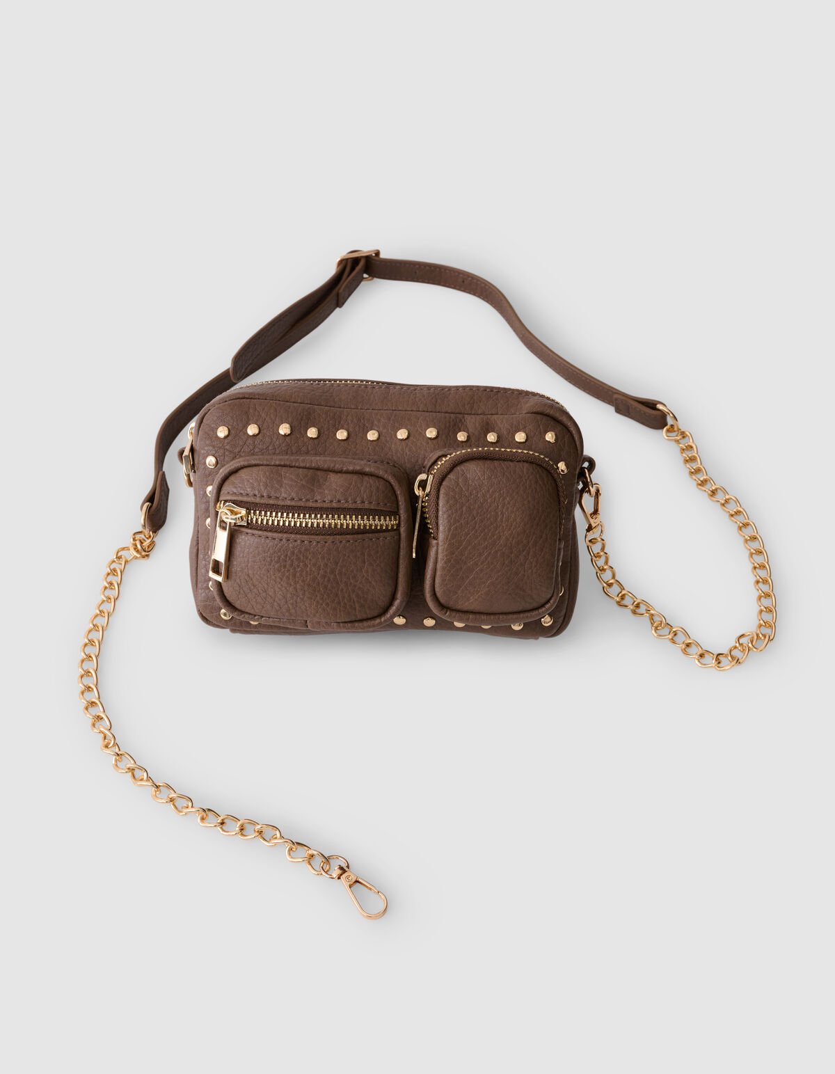 Stud Pocket Bag Brown SHOEBY ACCESSOIRES